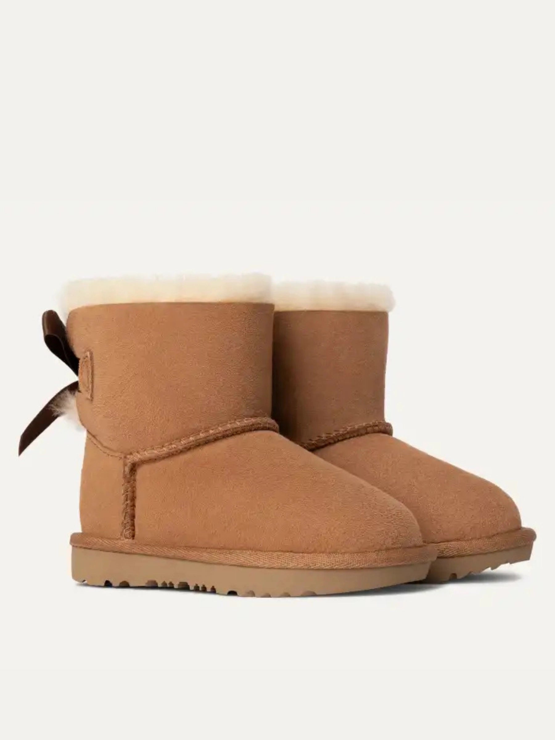 UGG CHESNUT ULTRA MINI BAILEY BOW BOOT