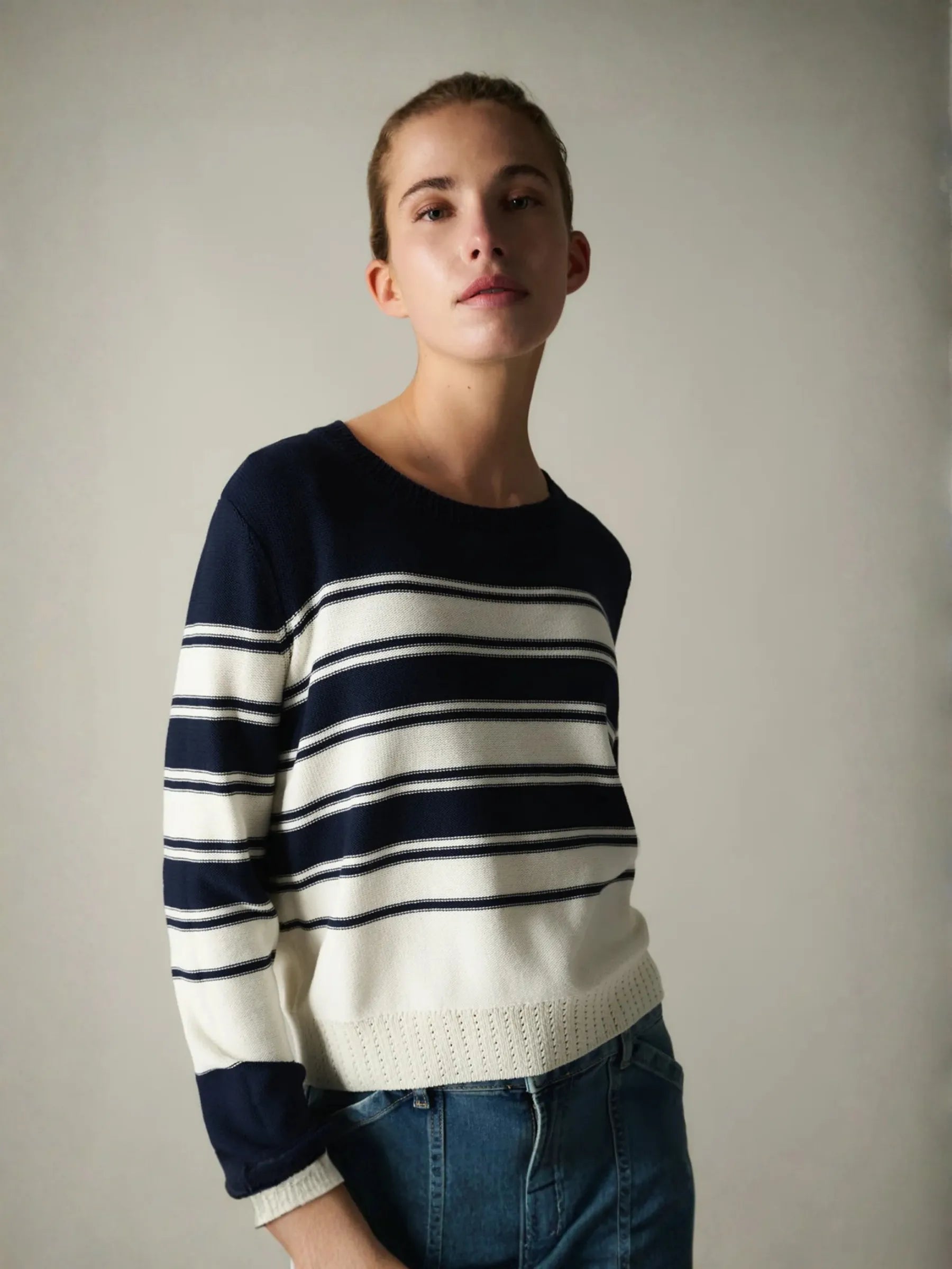 Yaya Stripe Sweater