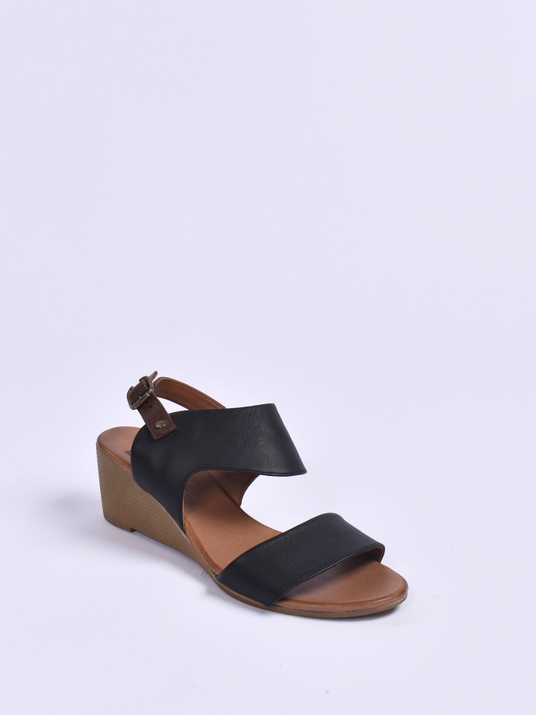 BUENO TAN HIGH WEDGE SANDAL