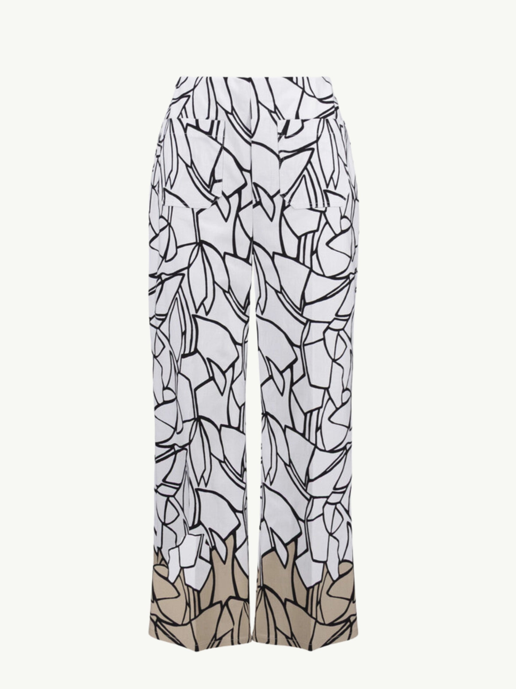 JOSEPH RIBKOFF VANILLA MULTI LDS PANTS