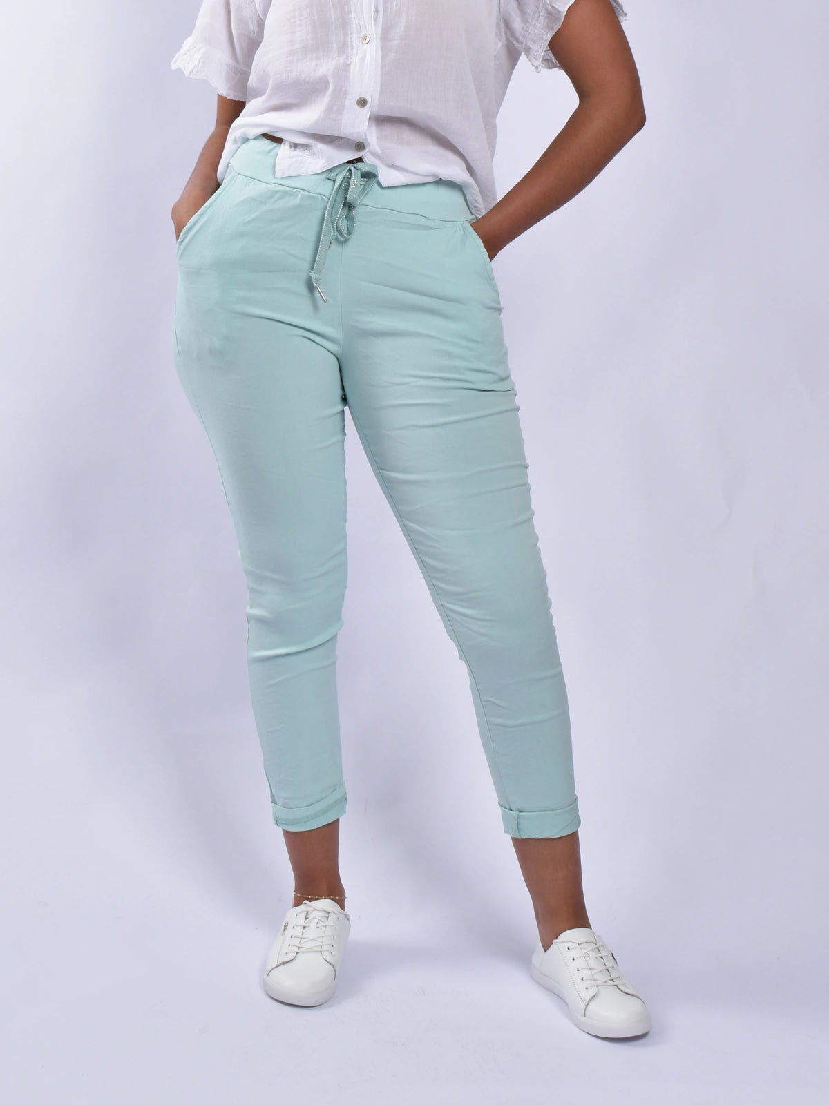 Made In Italy Drawstring Pants