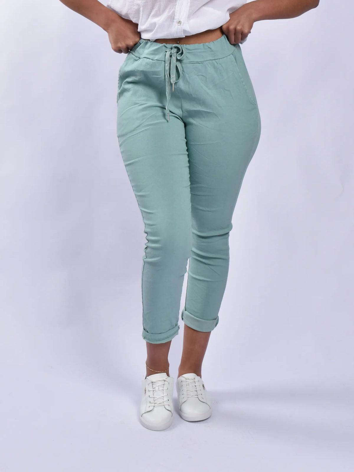 Made In Italy Drawstring Pants