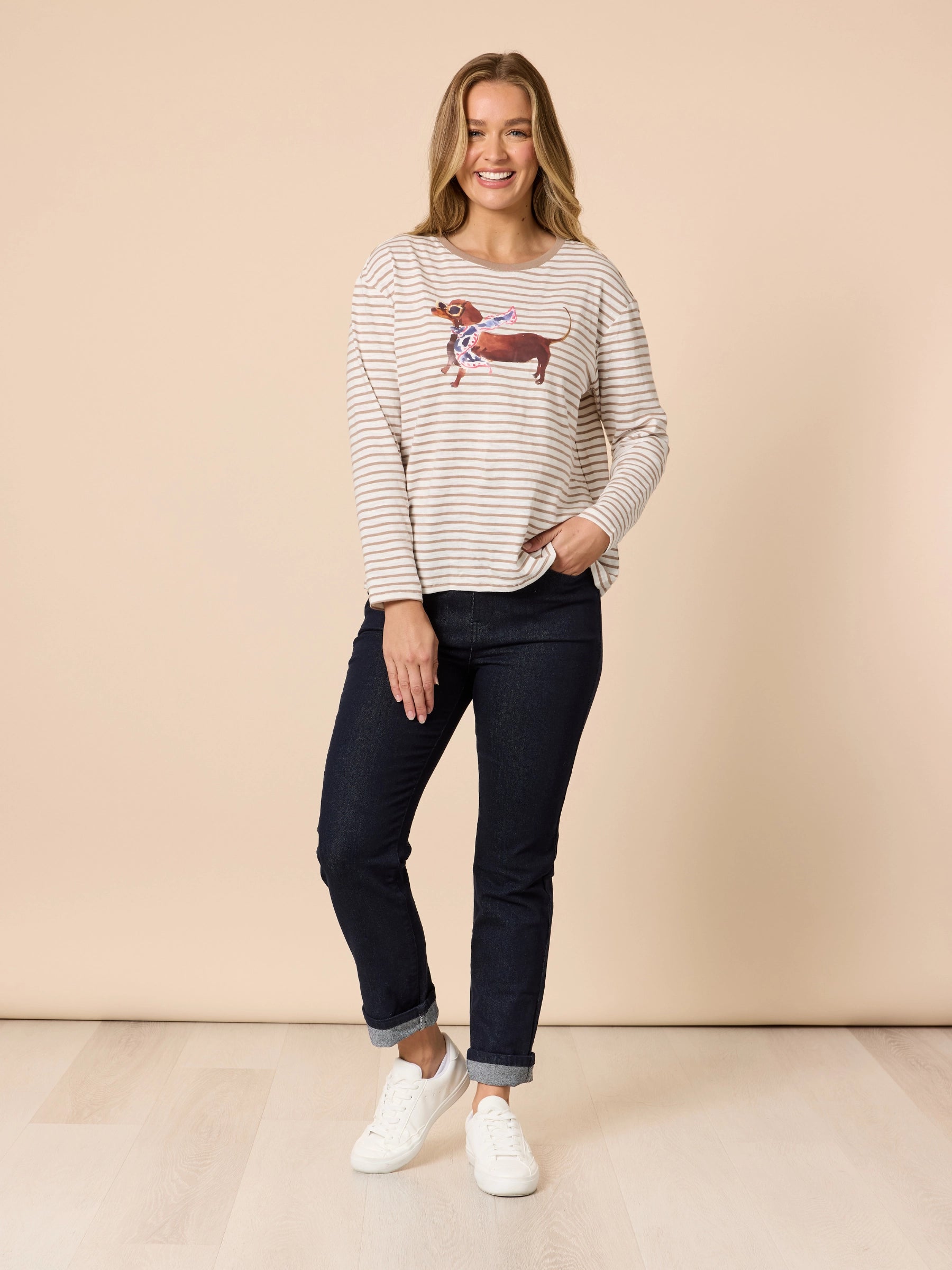 THREADZ NATURAL CHIEN TEE