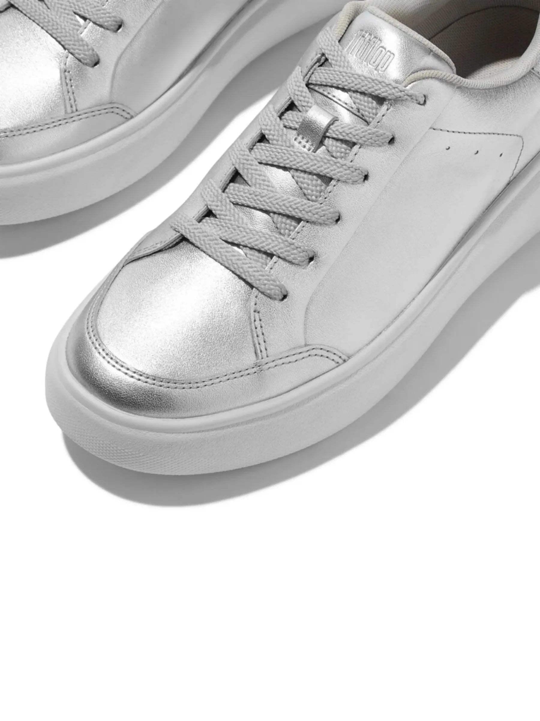 FITFLOP PLATINO RTG METALIC LEATHER SNEAKER