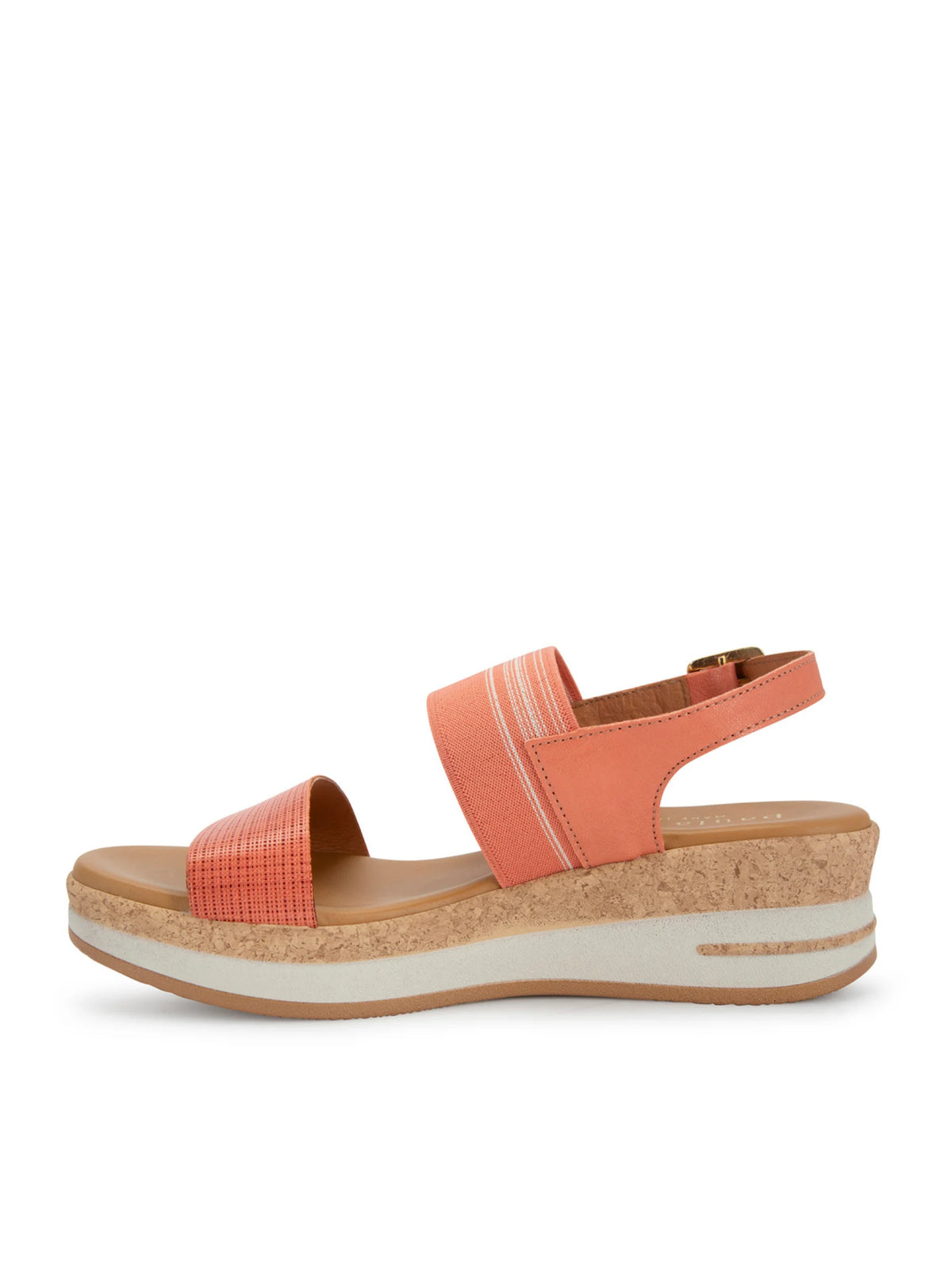 Paula Urban Cork-Look Low Wedge