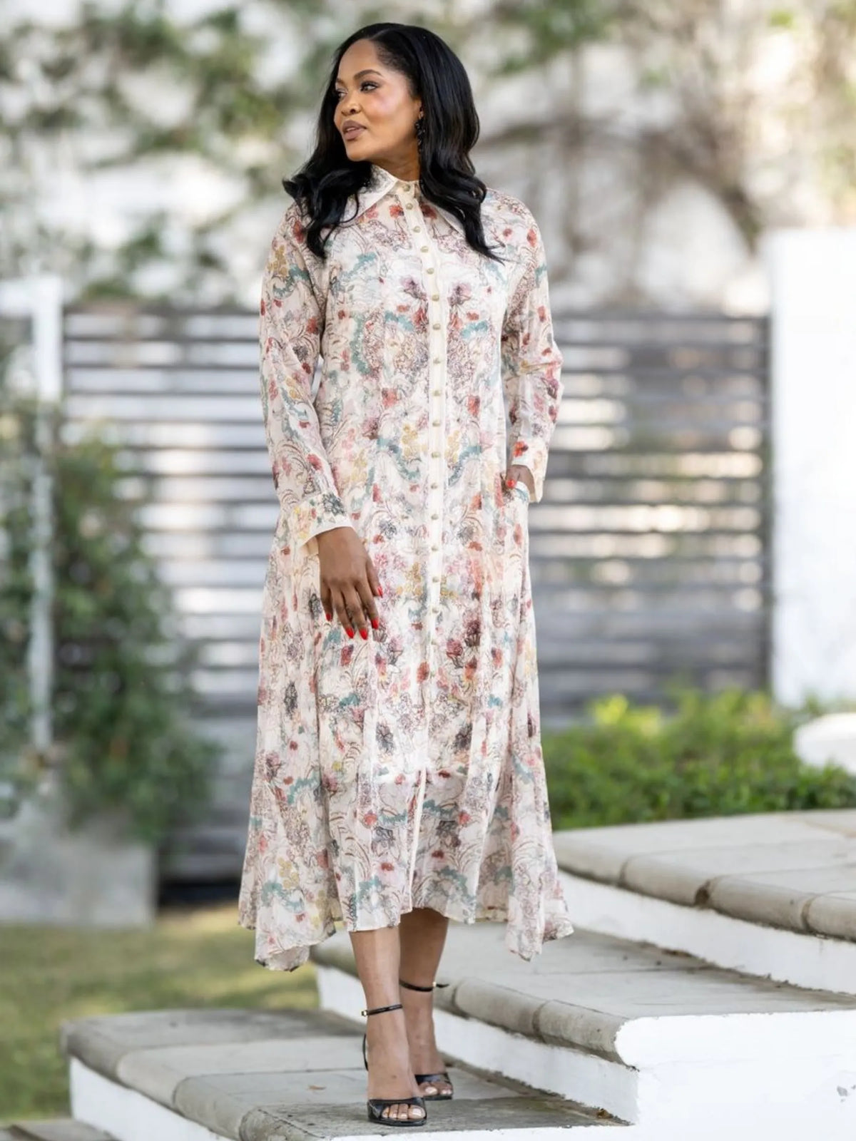 Mastik Maxi Shirt Dress
