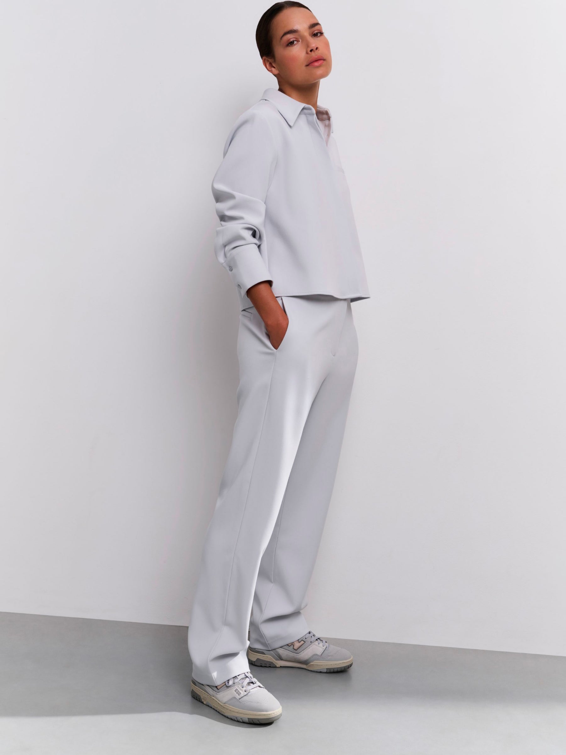 YAYA DROPLET GREY PANTALON PANTS