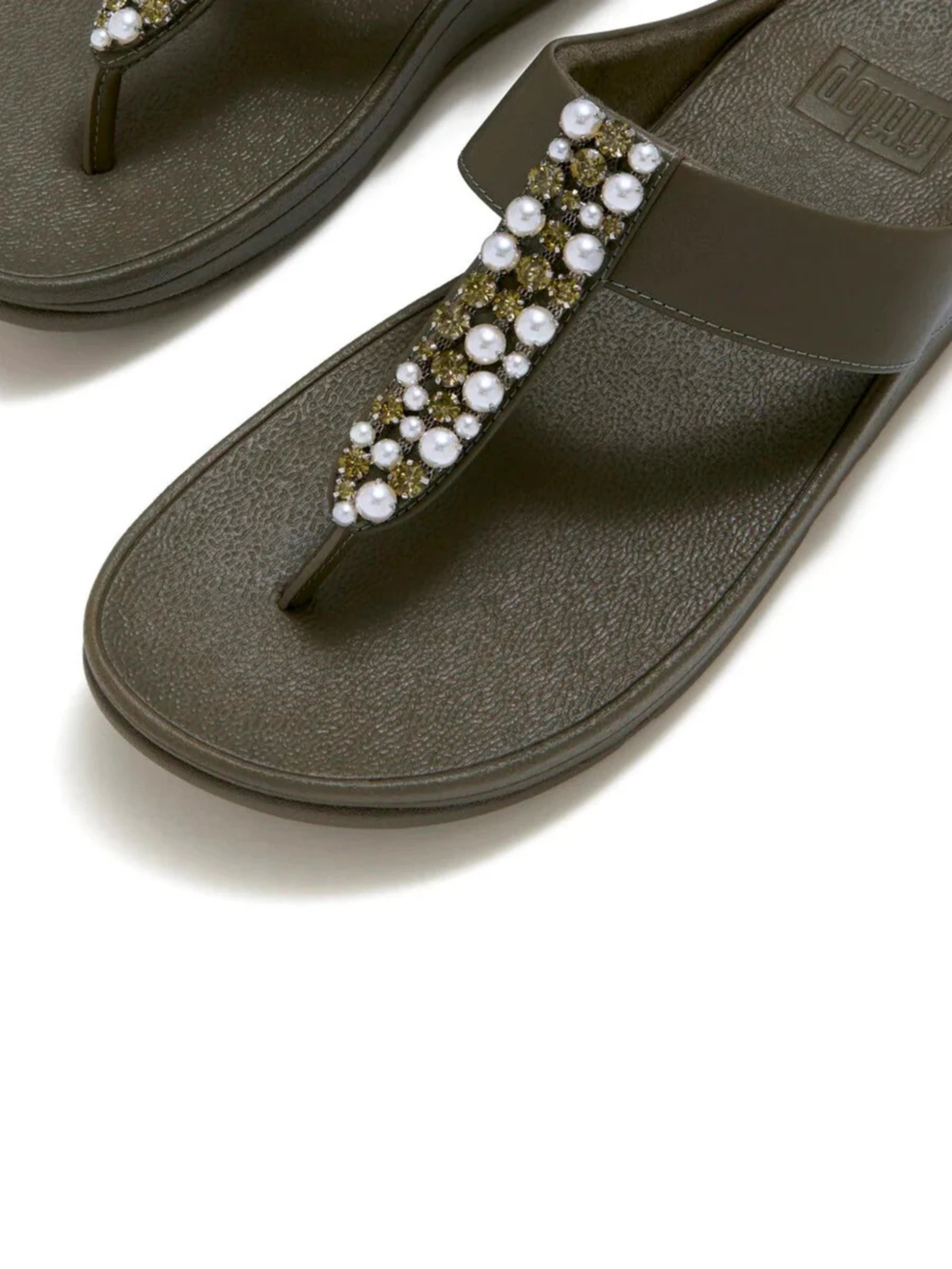 FIT FLOP FINO PEARLS & CRYSTAL SANDAL
