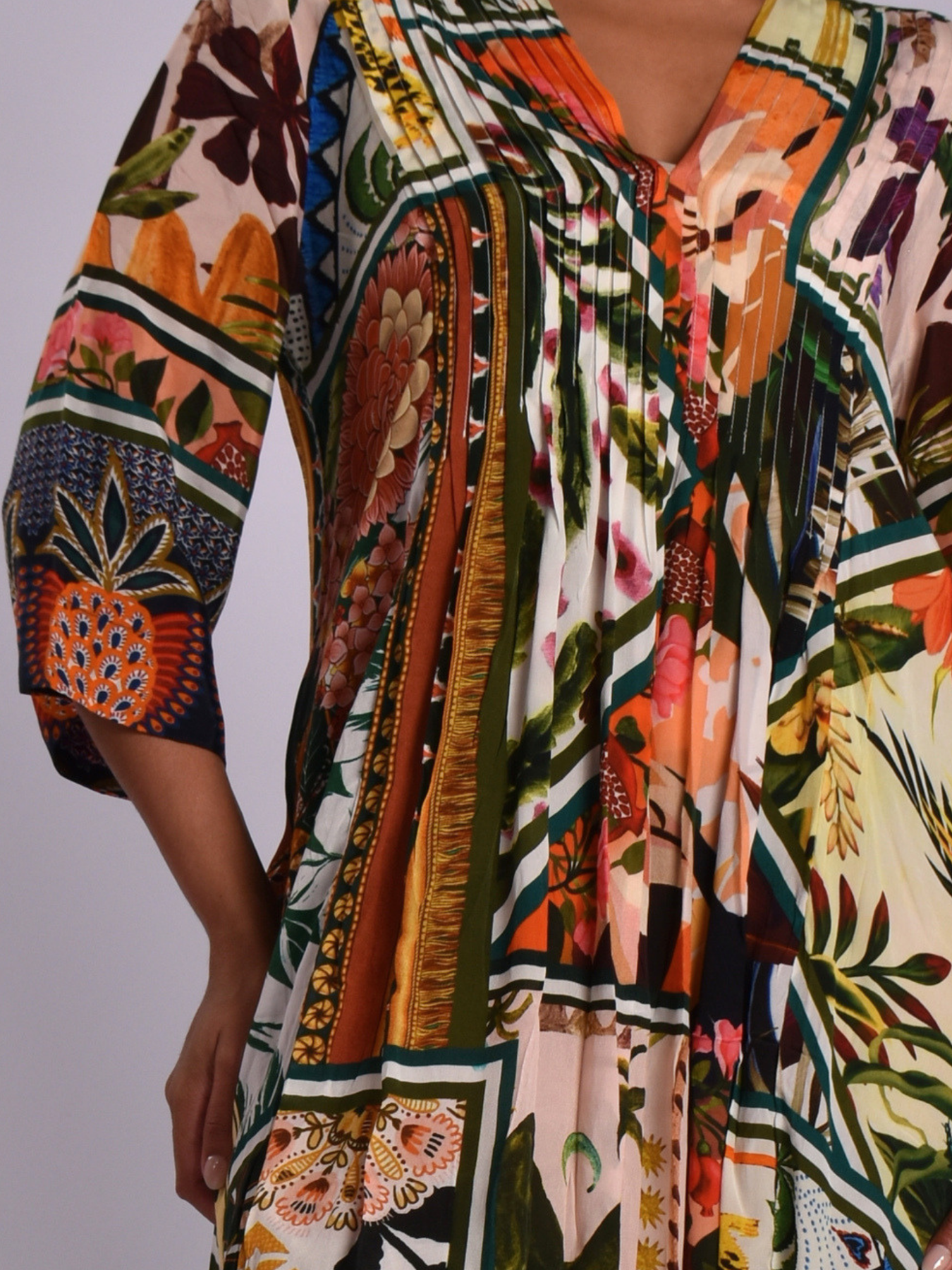 JOLIE ELAINE DRESS - MULTICOL