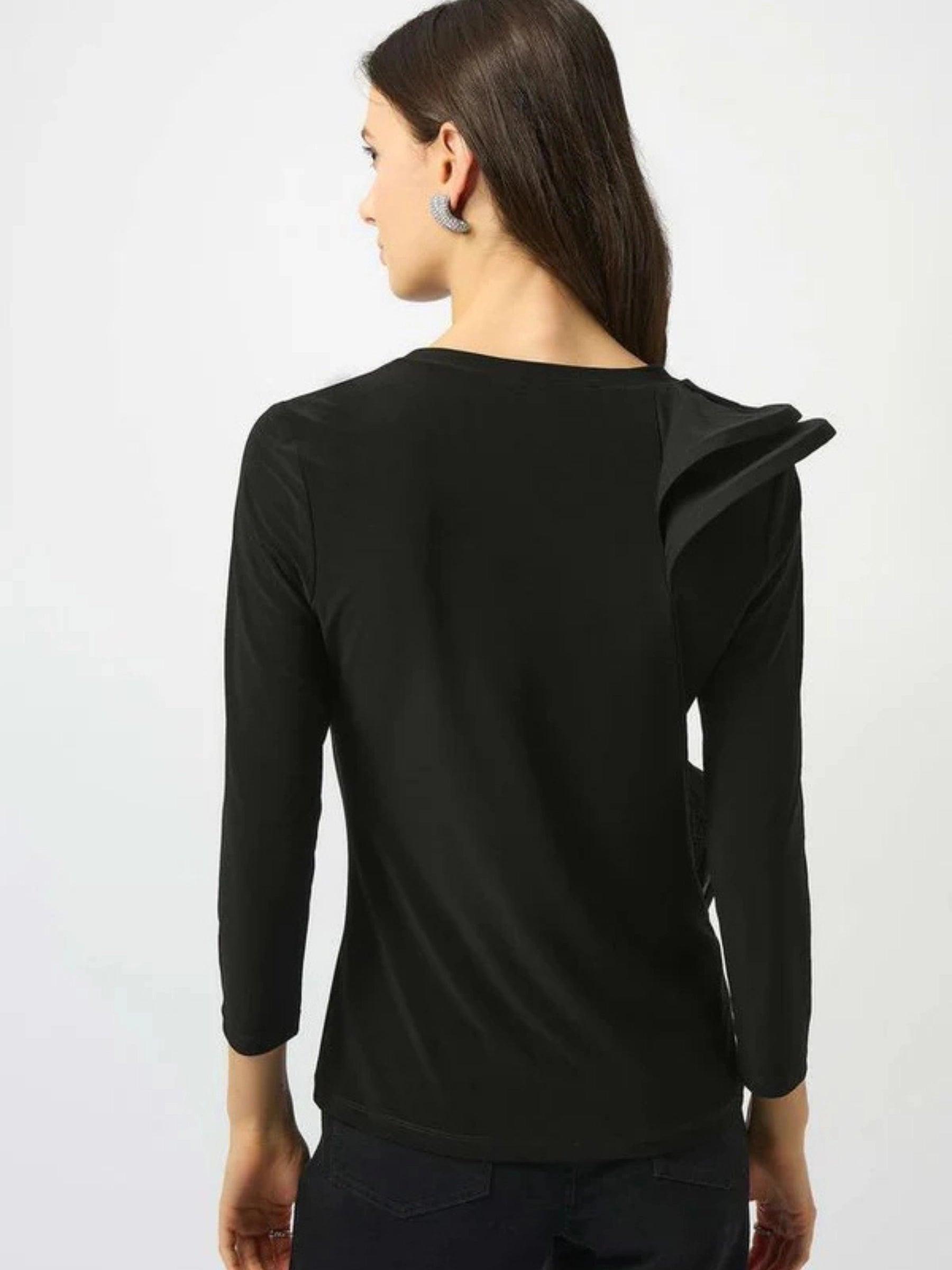 JOSEPH RIBKOFF BLACK LDS TOP