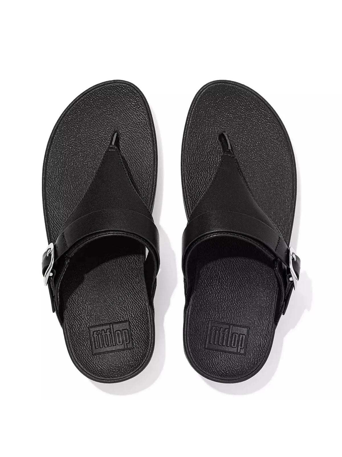 FitFlop Lulu Adjustable Leather Toe-post Sandals