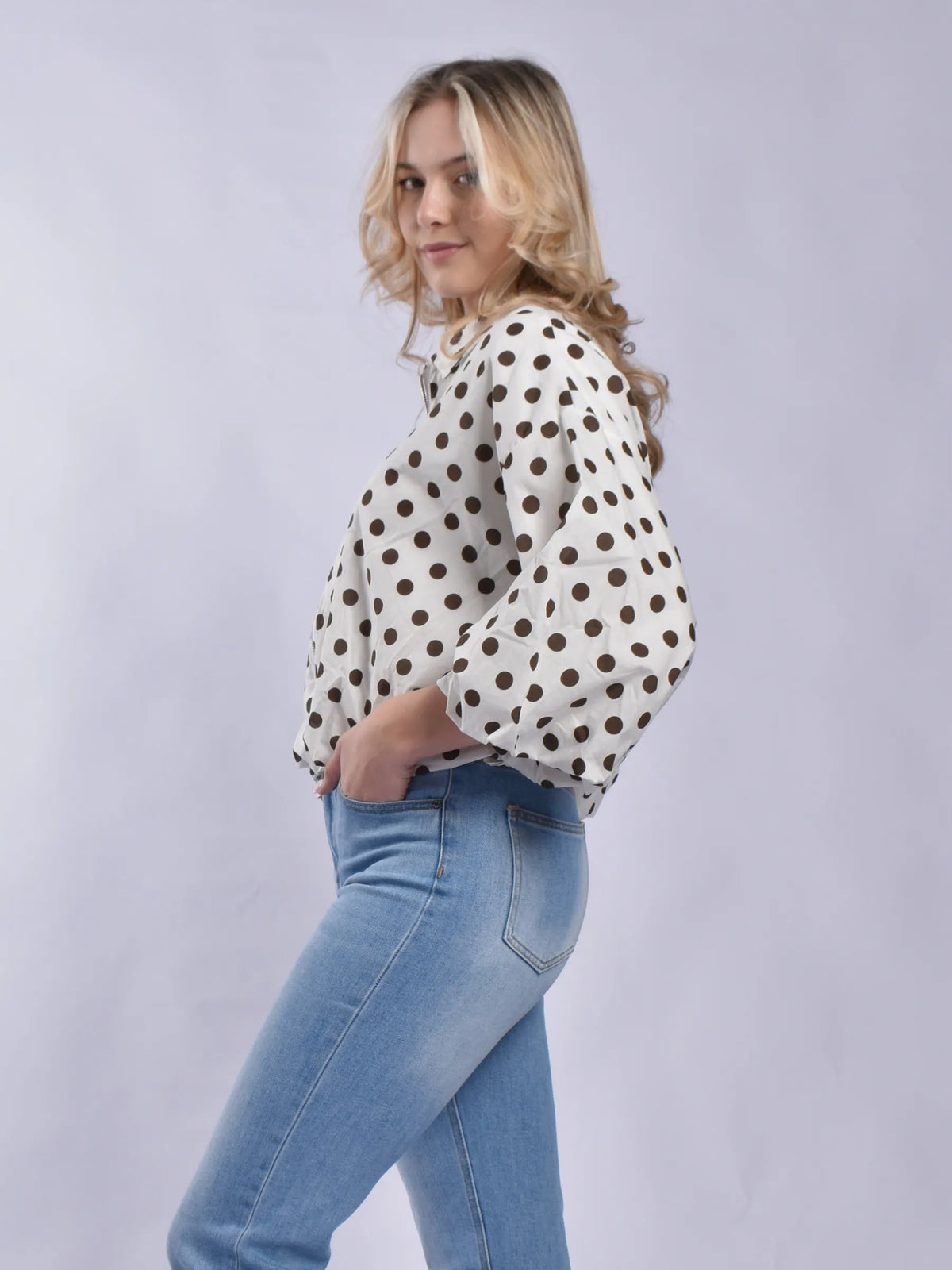Made In Italy Polkadot Jacket