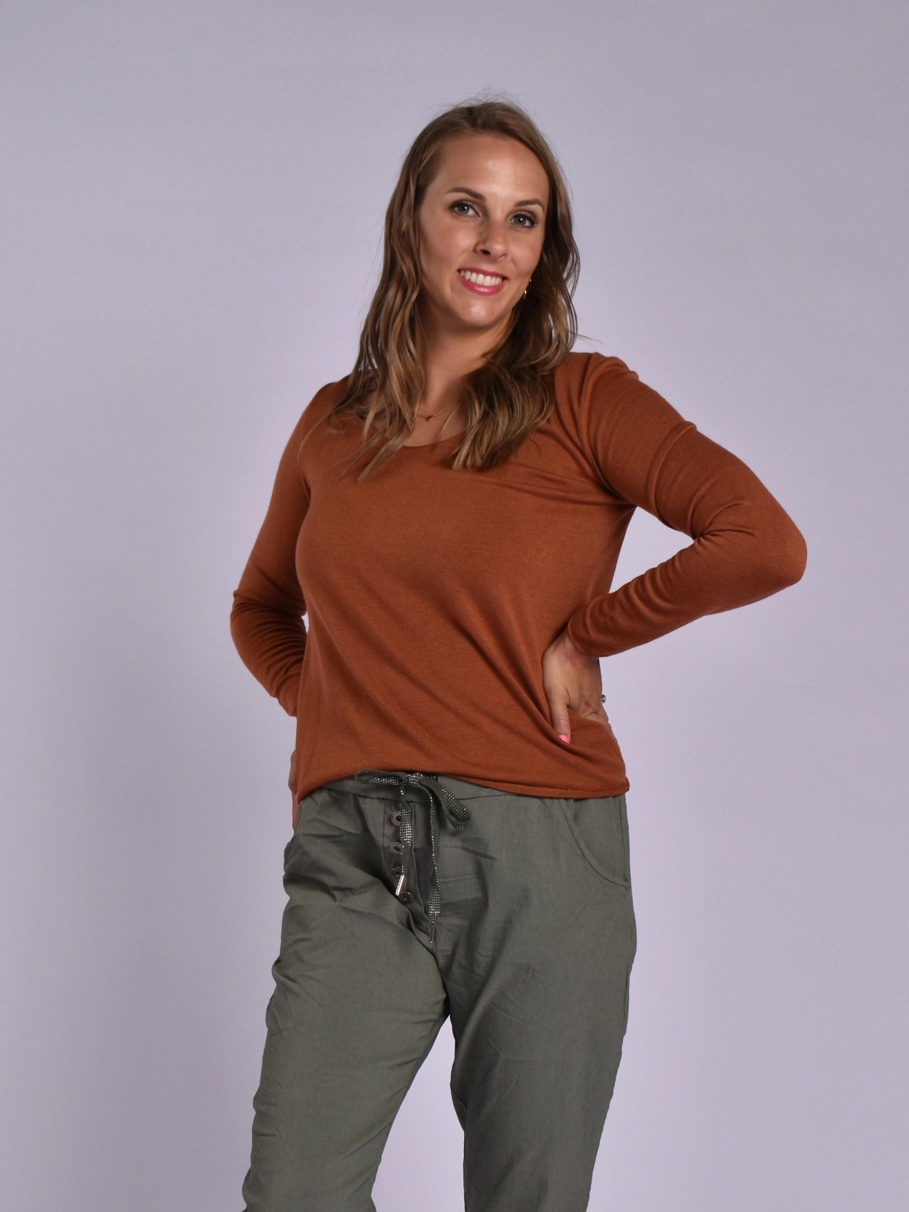 MADE IN ITALY BLACK KNIT TOP