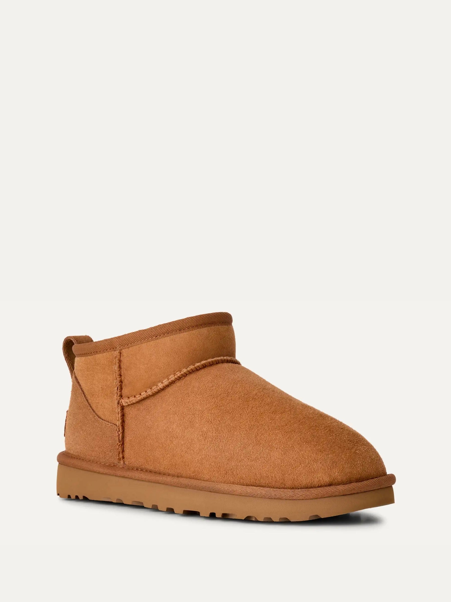 UGG CHESTNUT CLASSIC ULTRA MINI SUEDE BOOT