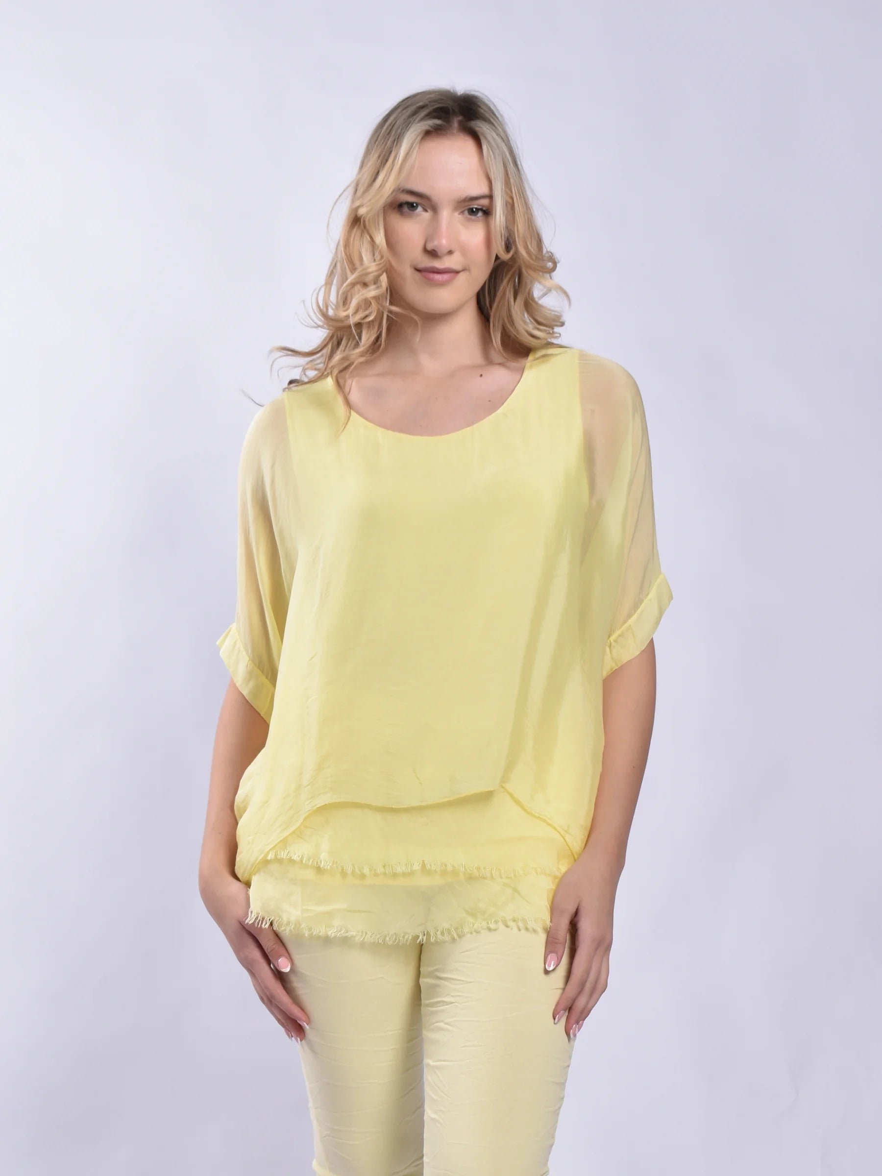 Made In Italy Batwing Top