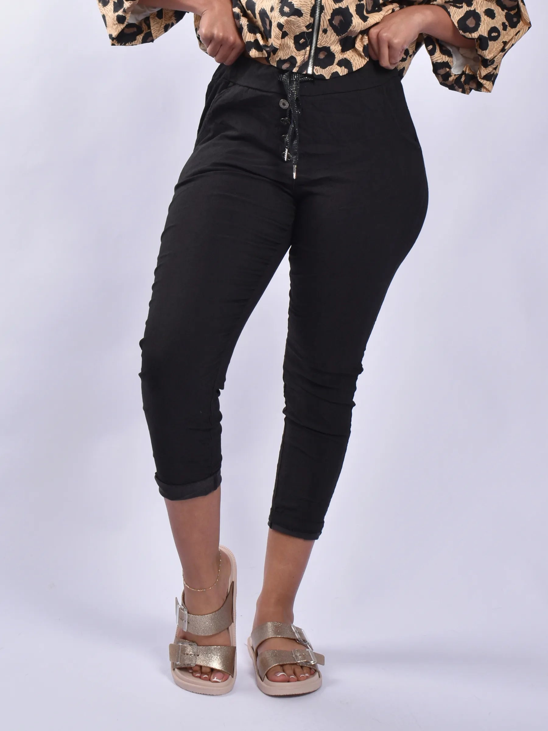 Made In Italy Button Pants