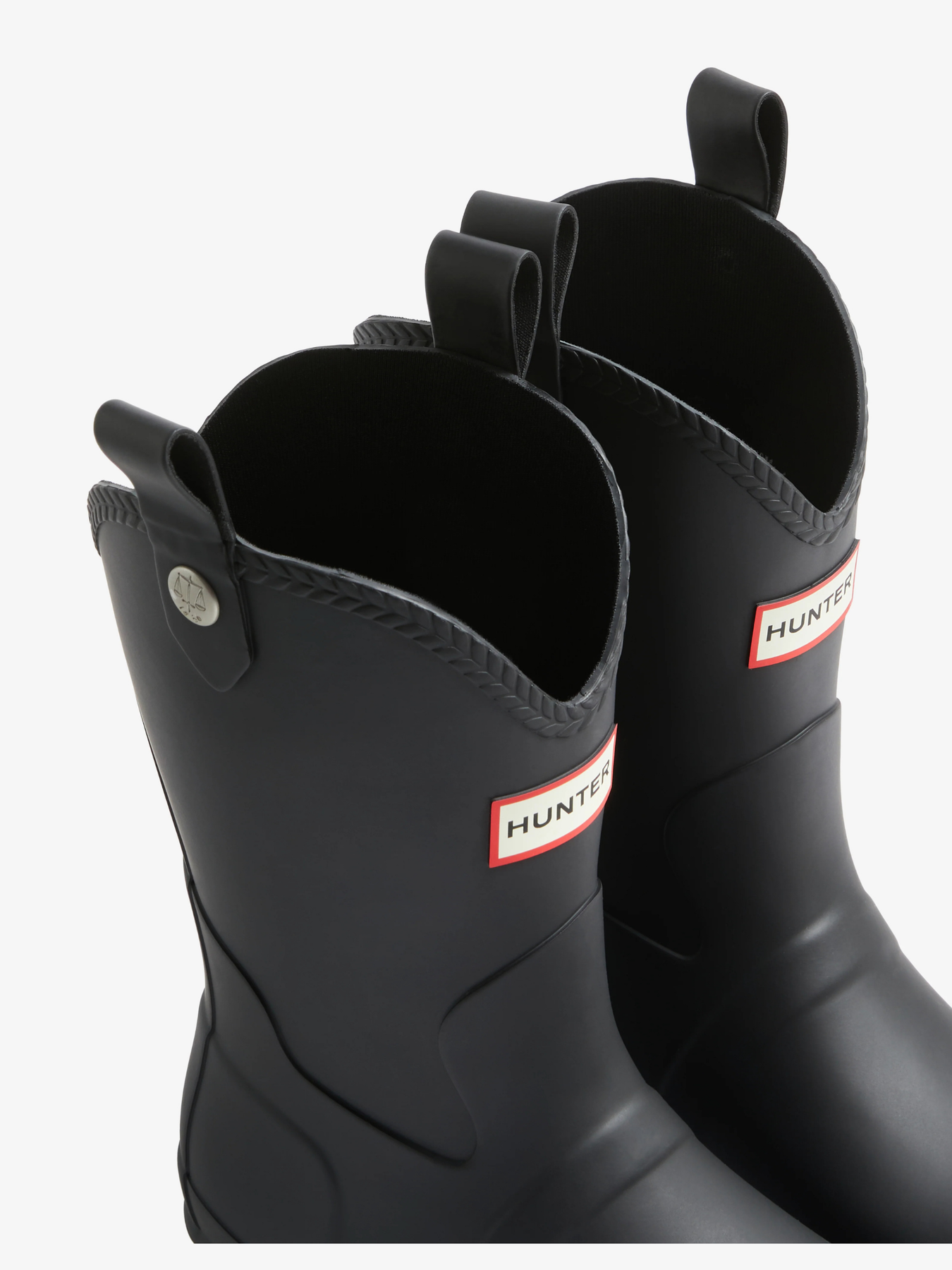 HUNTER BLACK ORIGINAL COWBOY WELLINGTON BOOT