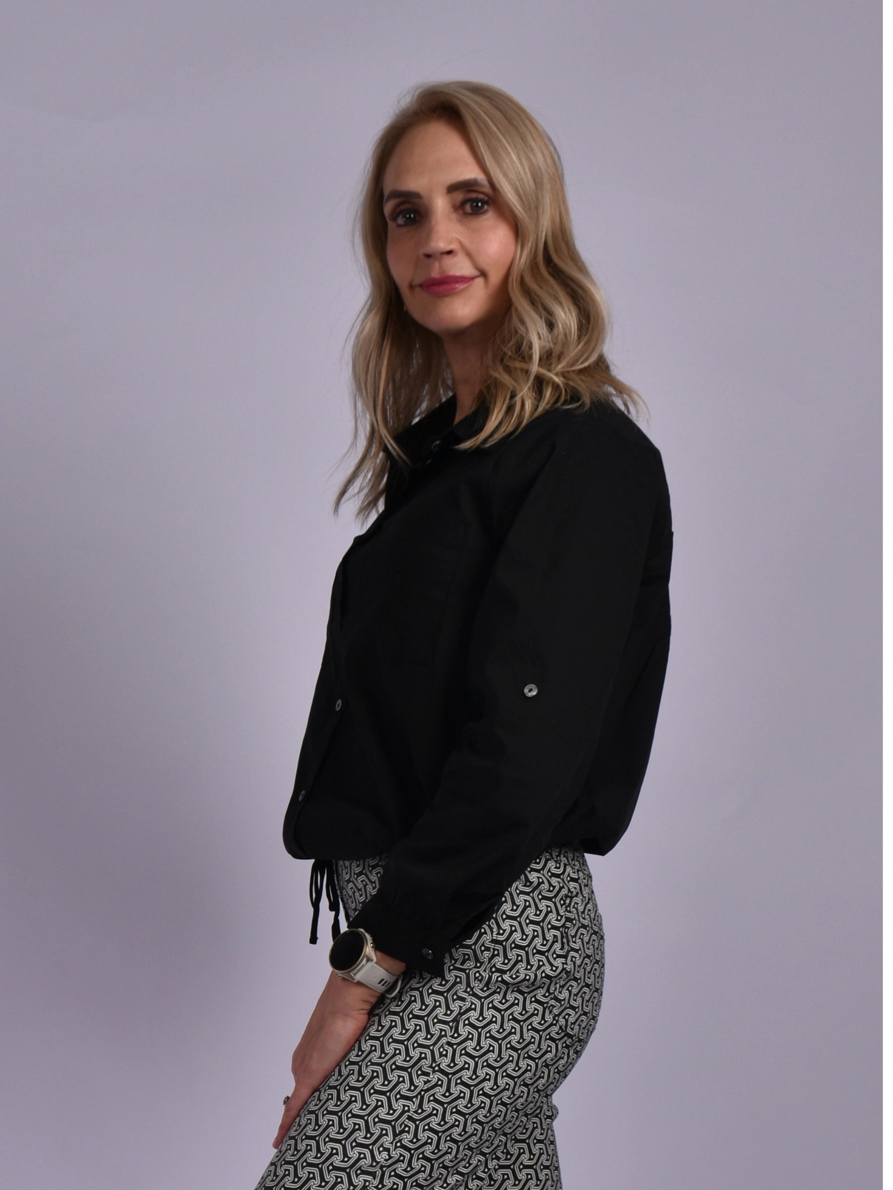 JOLIE BLACK ERICA SHIRT