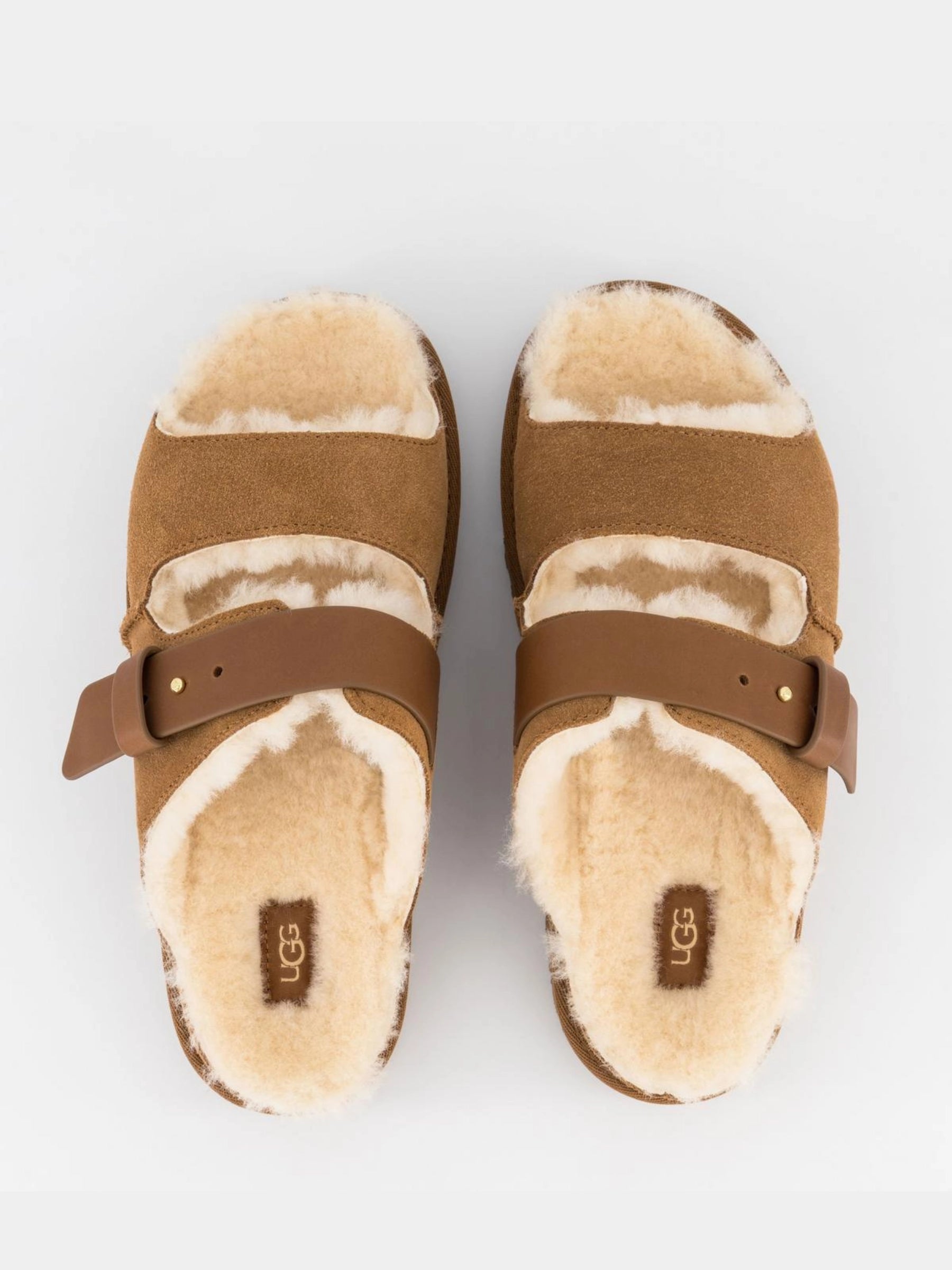UGG CHESNUT GREENPORT STRAP SLIDE