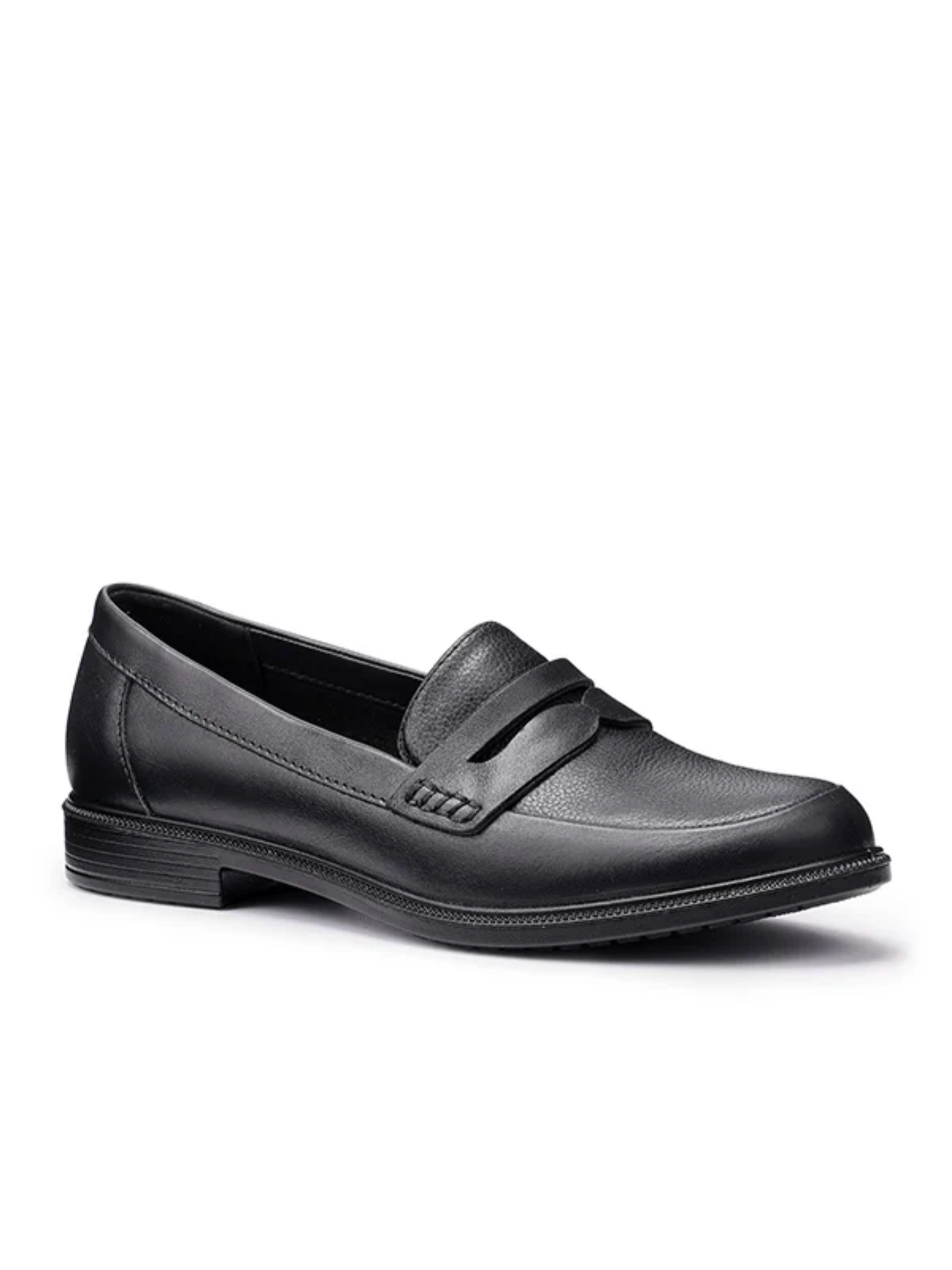 HOTTER BLACK DORSET SHOE