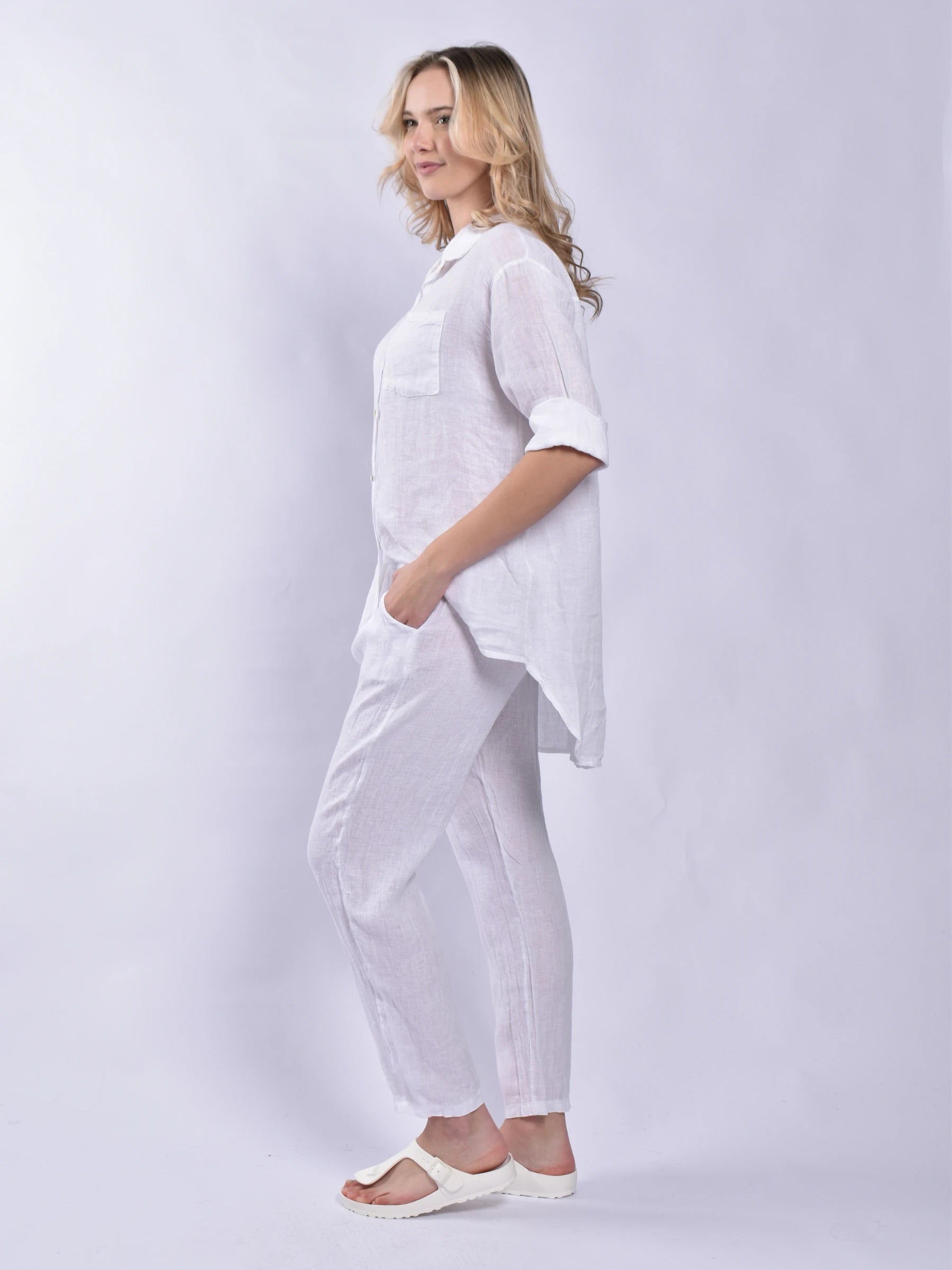 Made In Italy Linen Pants