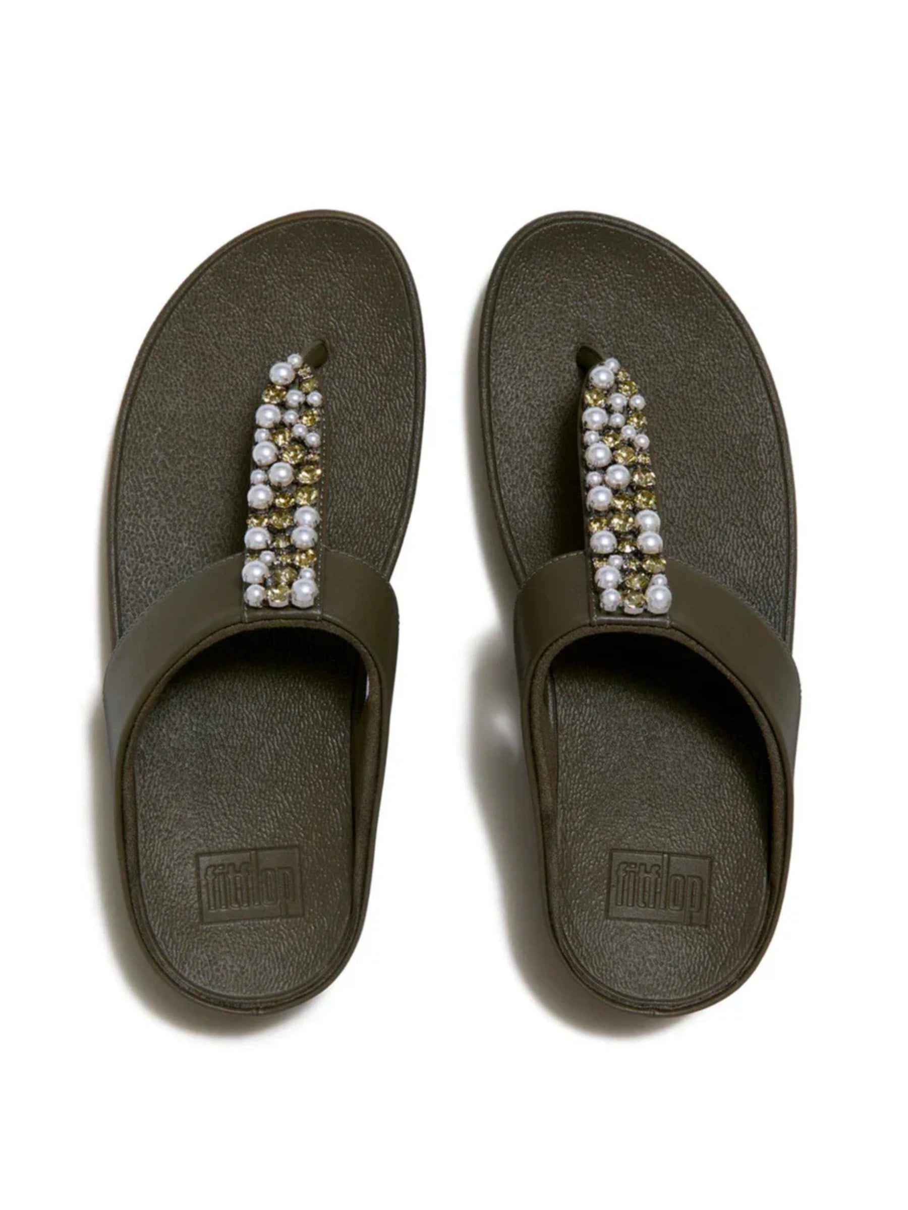 FIT FLOP FINO PEARLS & CRYSTAL SANDAL