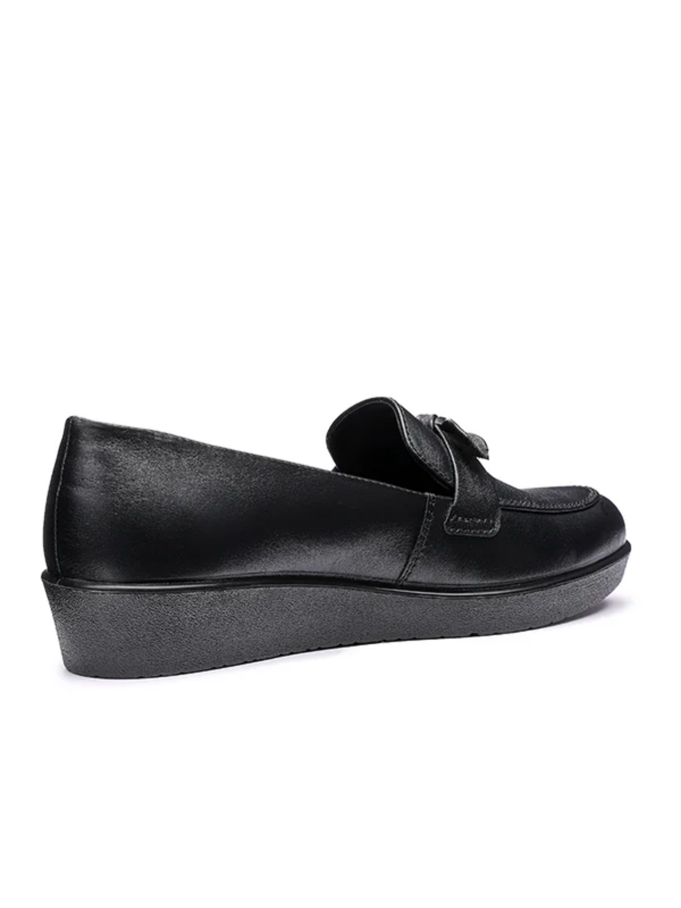 HOTTER BLACK AMBER MOCCASIN