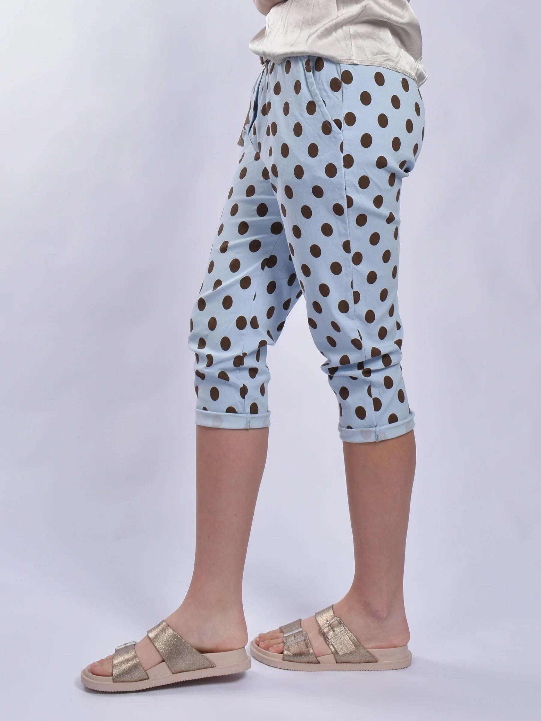 Made In Italy Polkadot Pants