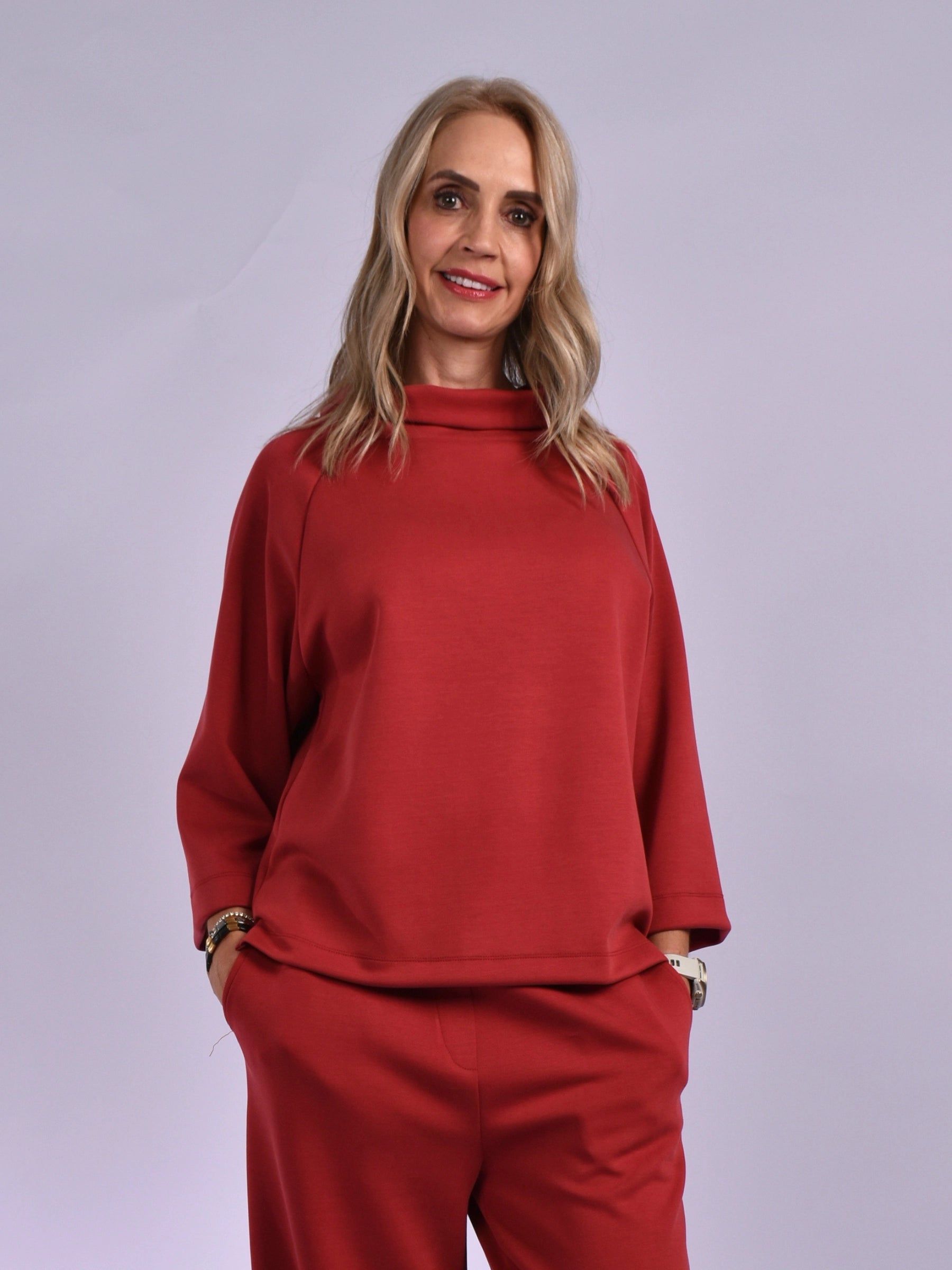 Jolie Jessica Cowl Neck Top