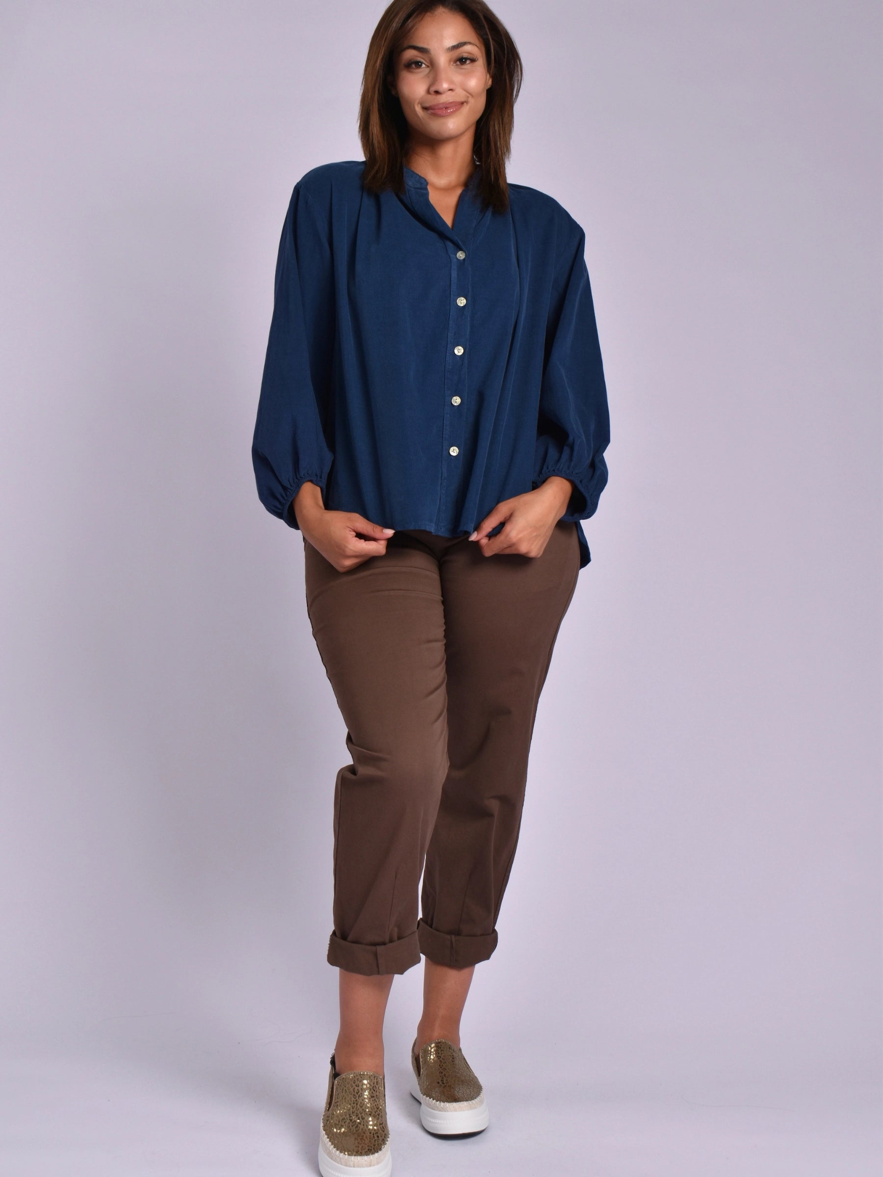 MADE IN ITALY BLACK BLOUSE