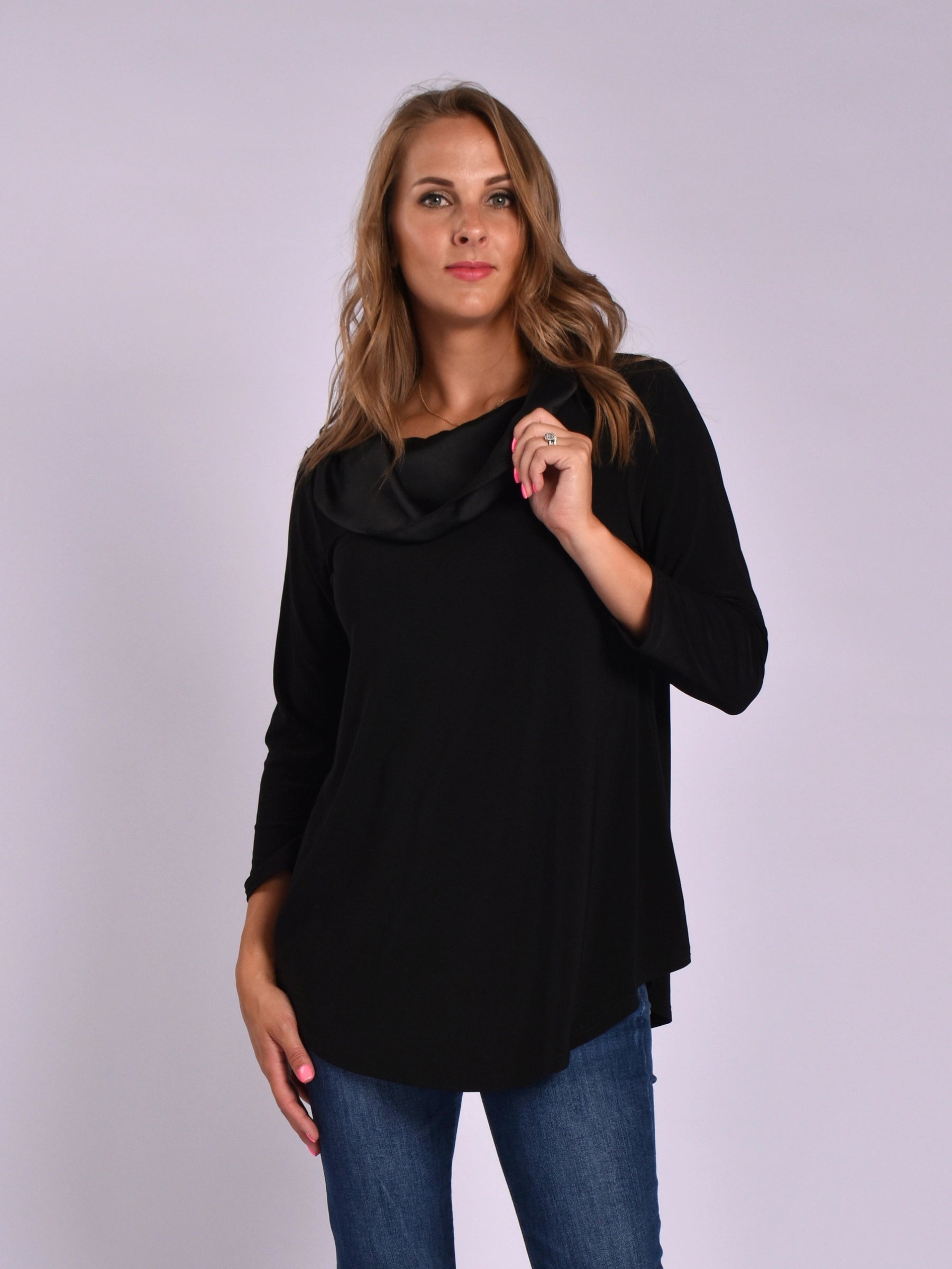 Jolie Jessica Cowl Neck Top