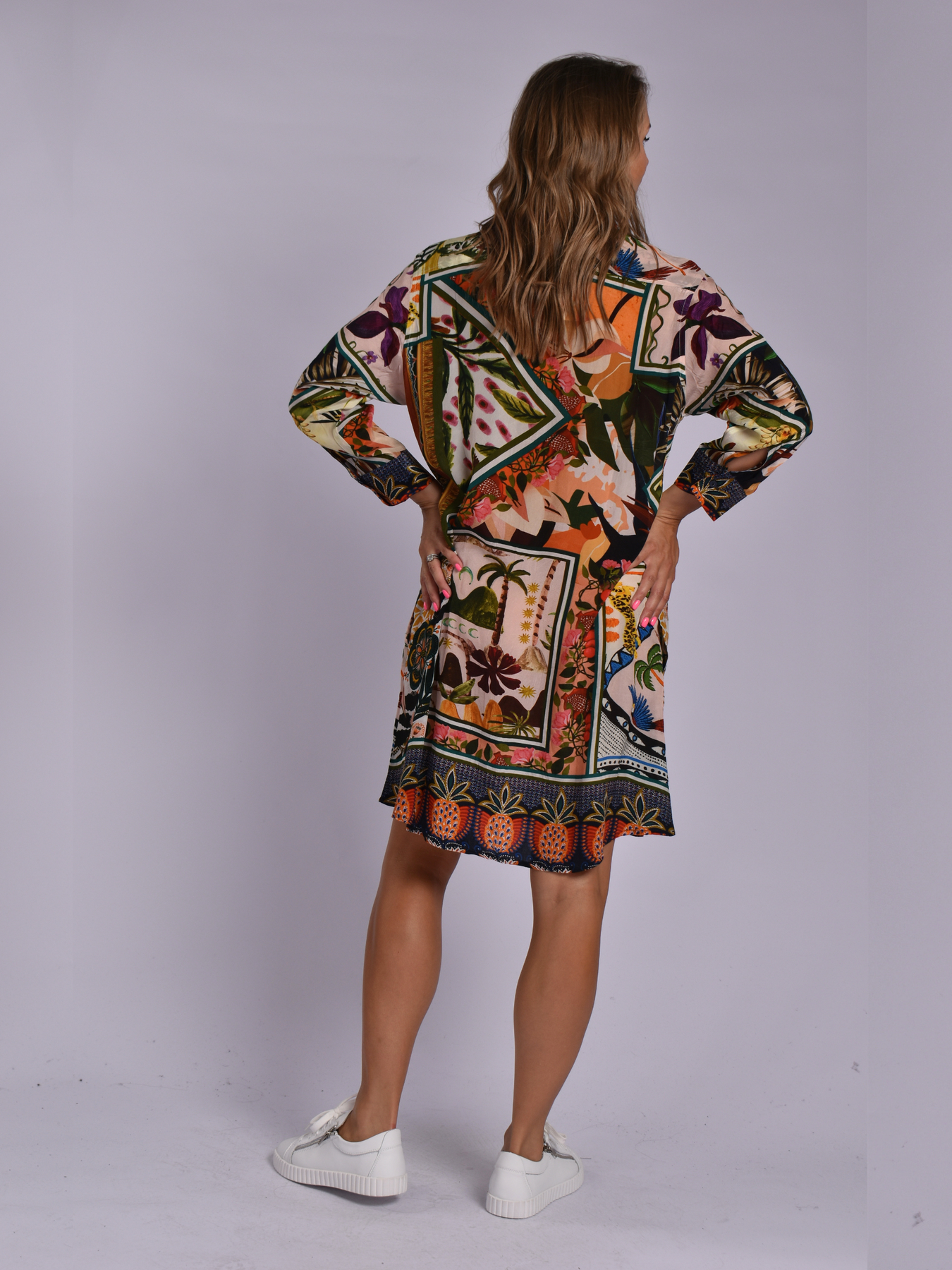 JOLIE MULTI-COLOURED ANNIE SHIRT DRESS