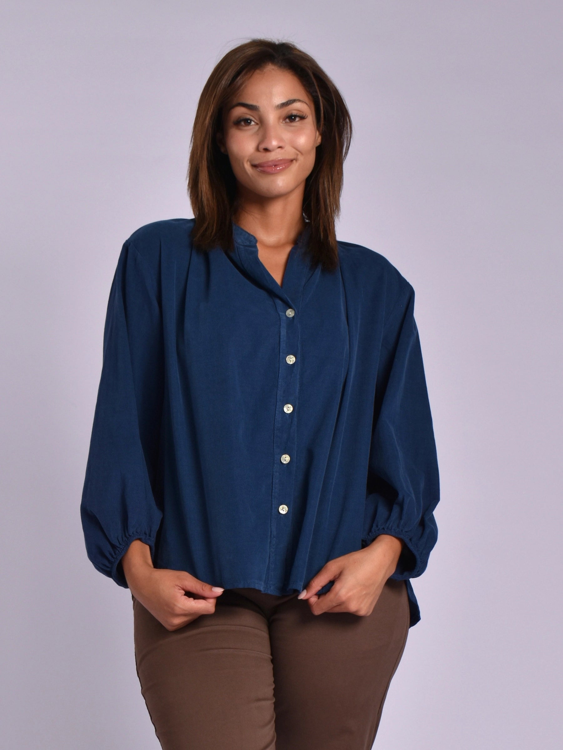 MADE IN ITALY BLACK BLOUSE