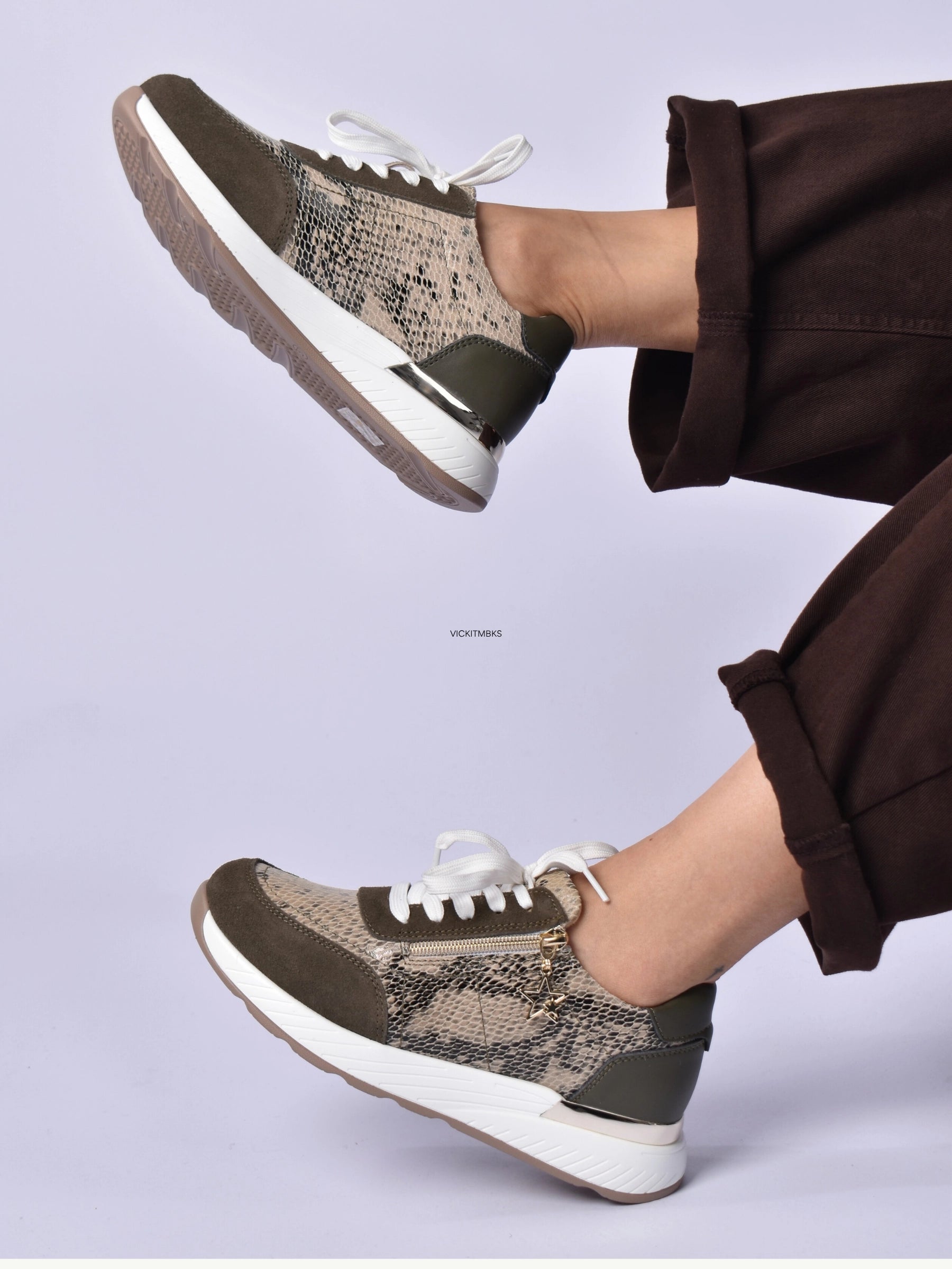 JULZ LEOPARD NINA SNEAKER