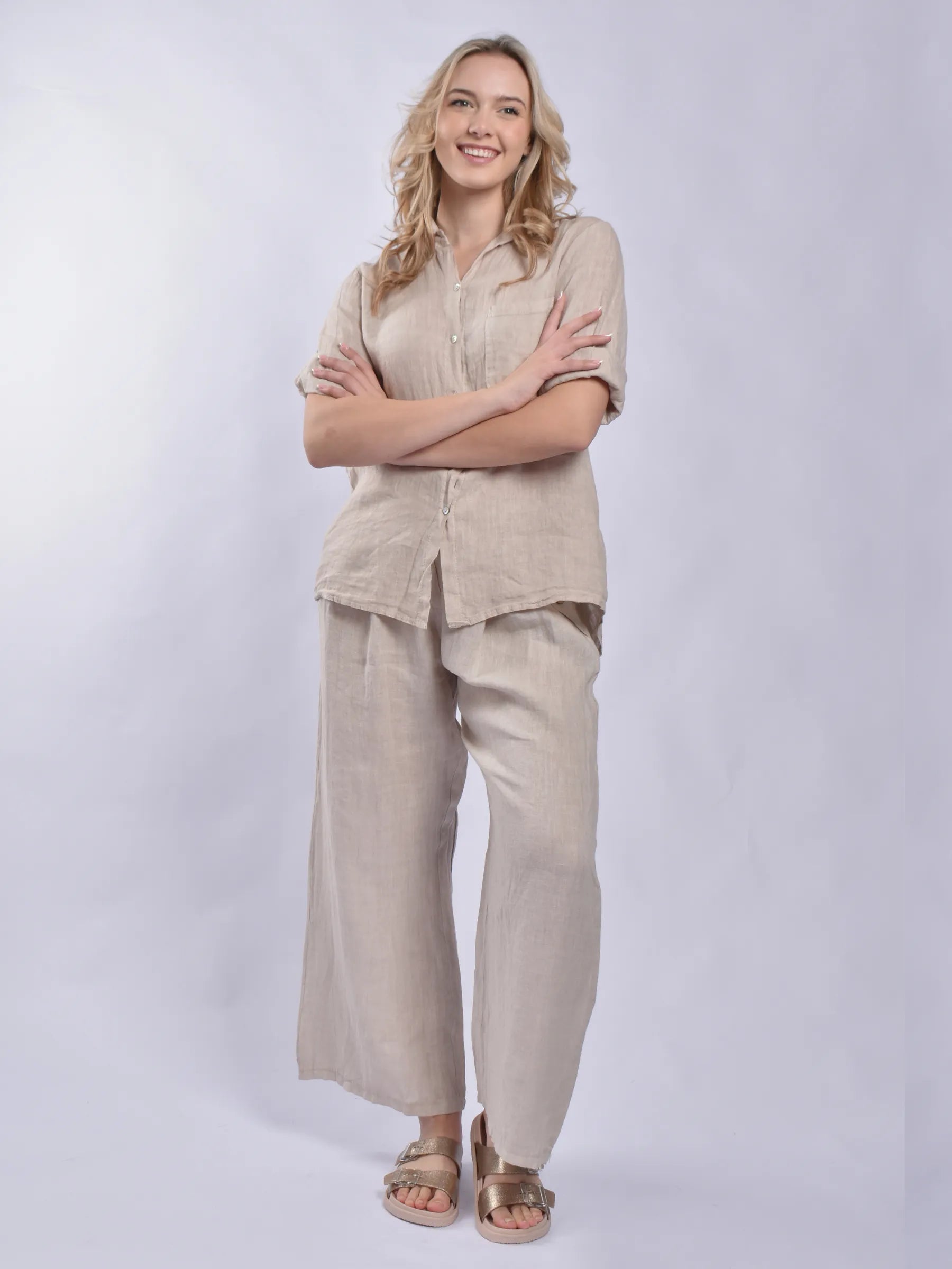 Made In Italy Linen Shirt