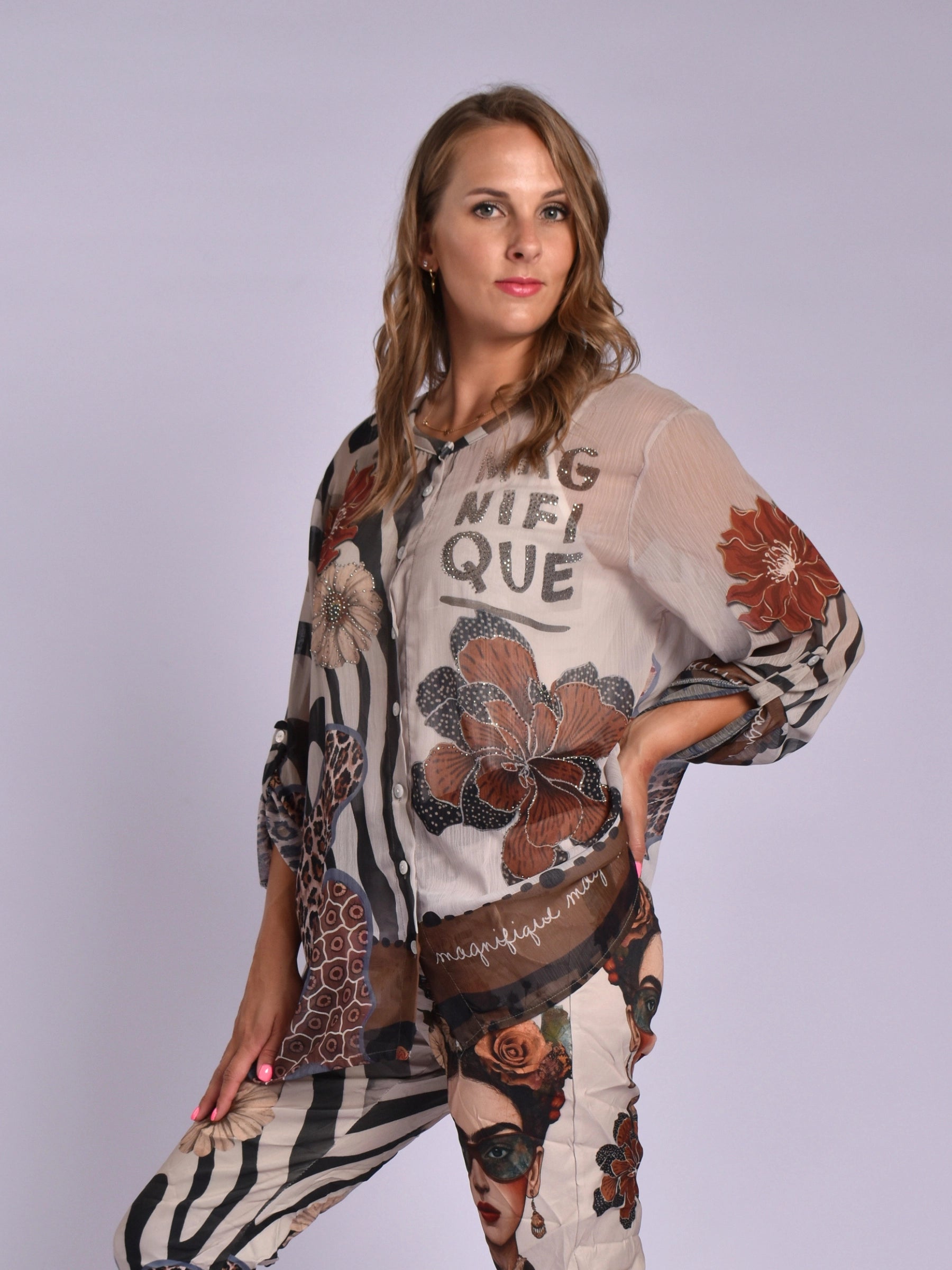 MADE IN ITALY MULTI BLOUSE