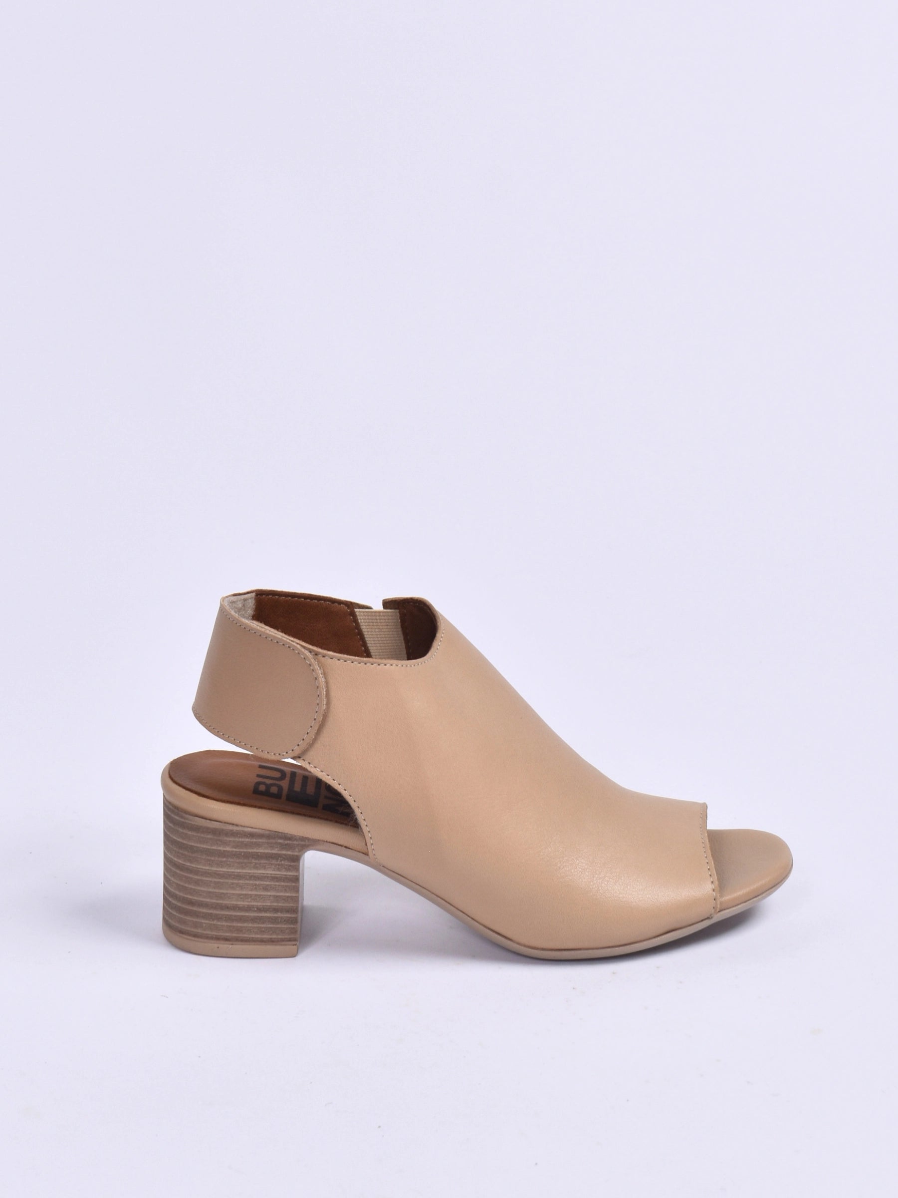 BUENO BLACK H-HEEL SANDAL