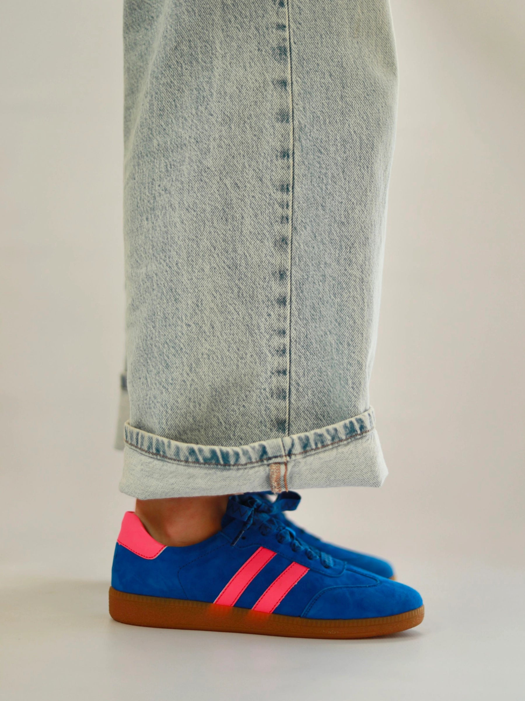 JULZ RED ORANGE WHITE SHILOH SNEAKER