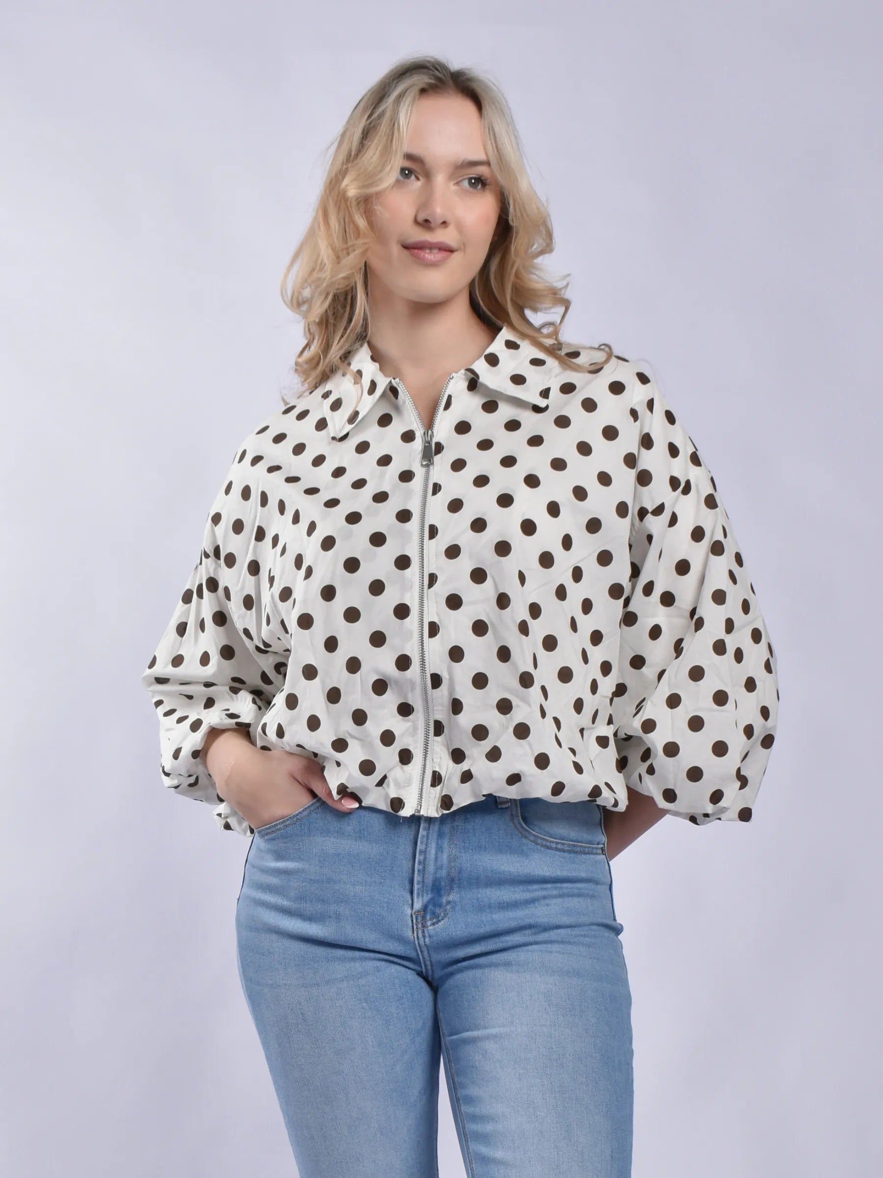 Made In Italy Polkadot Jacket