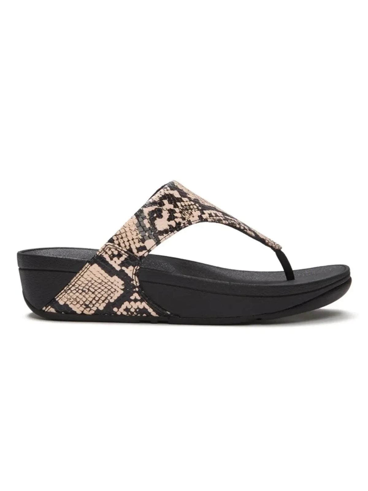 FitFlop Lulu Snake Toe-post Sandals