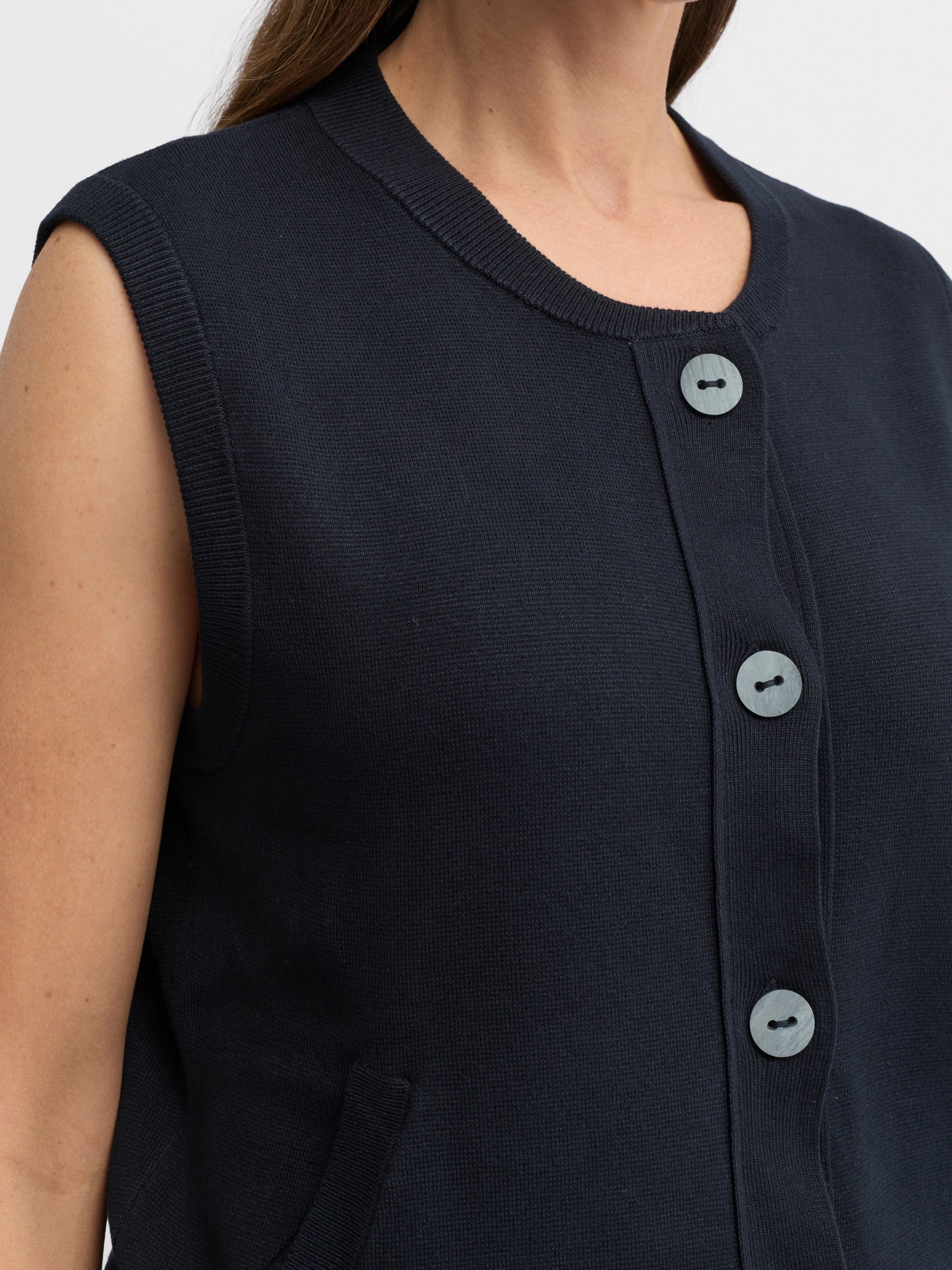 YARRA TRAIL NAVY PICCOLO VEST