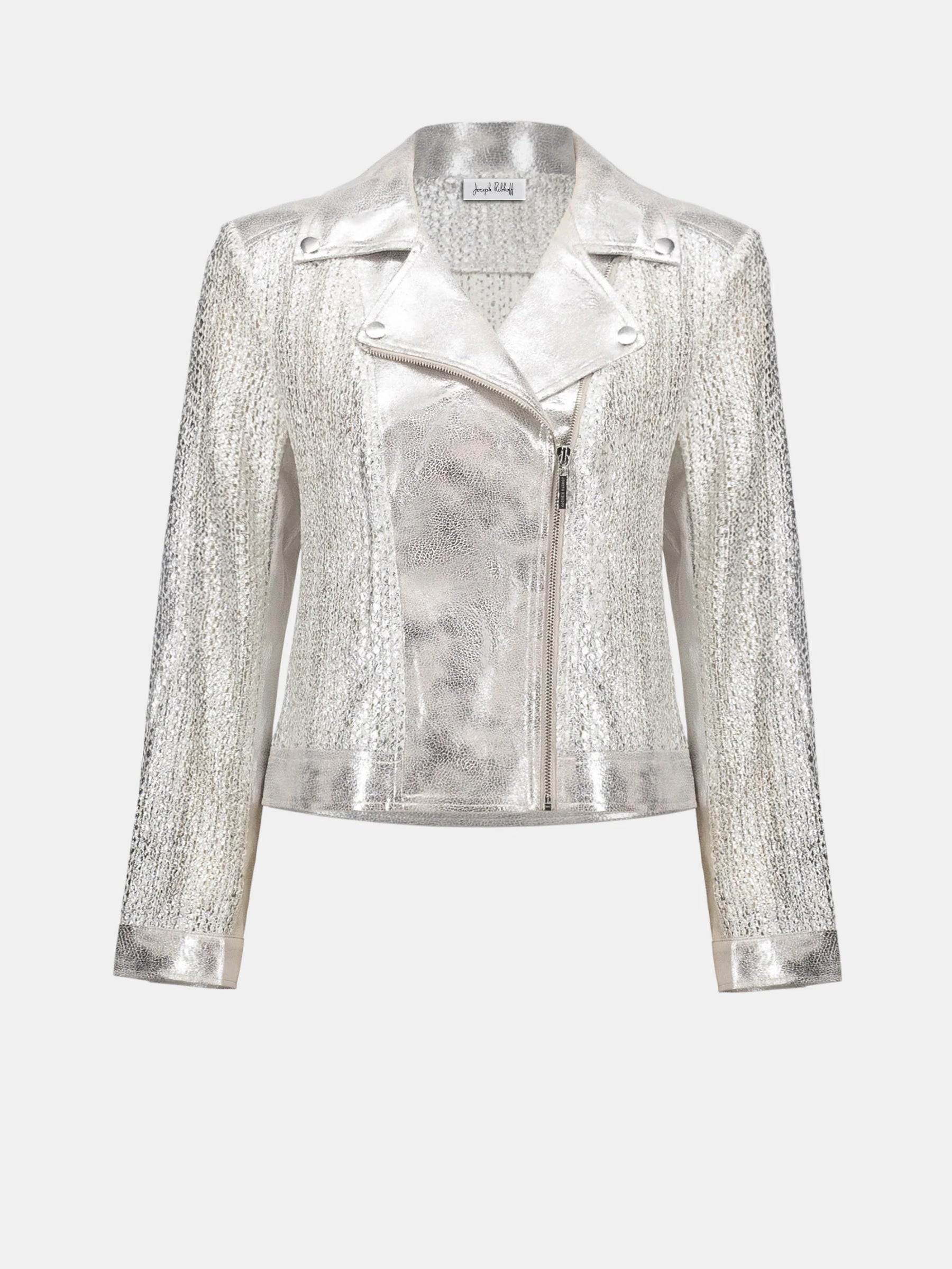 JOSEPH RIBKOFF CHAMPAGNE SILVER JACKET