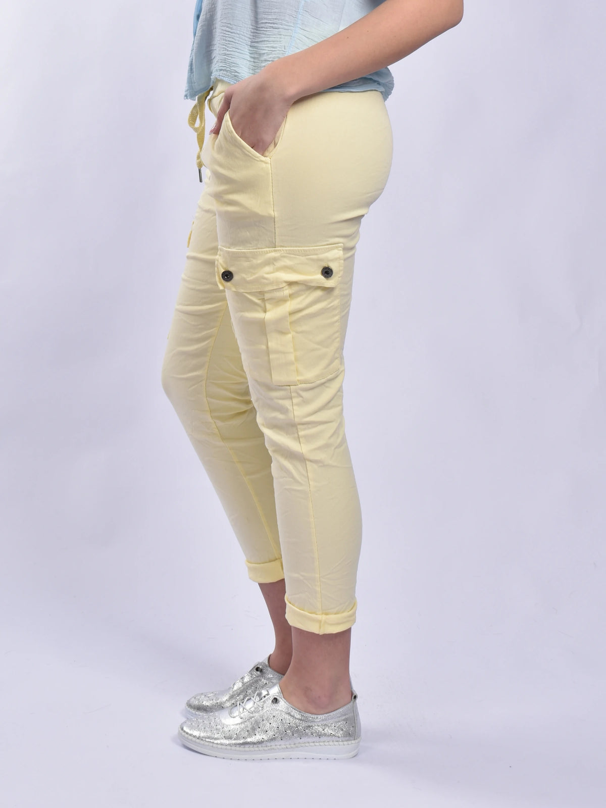Made In Italy Side Pockets Pants