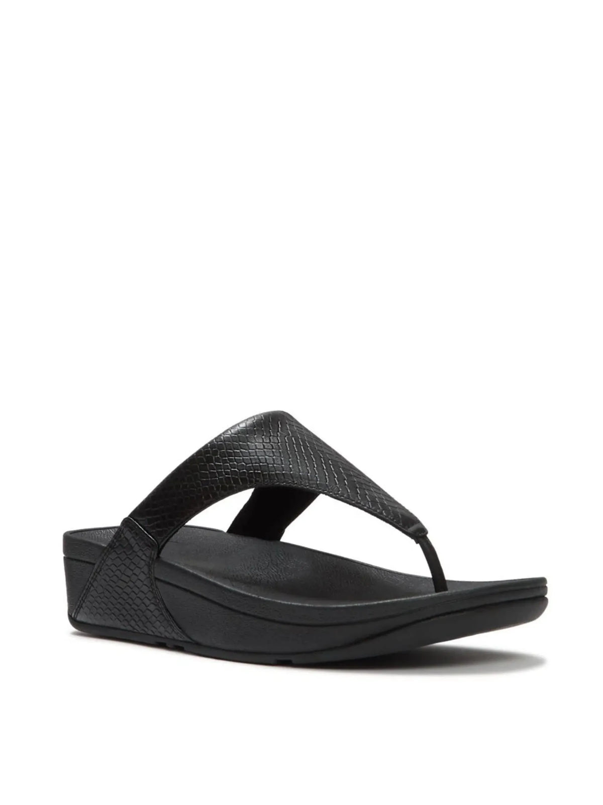 FitFlop Lulu Snake Toe-post Sandals