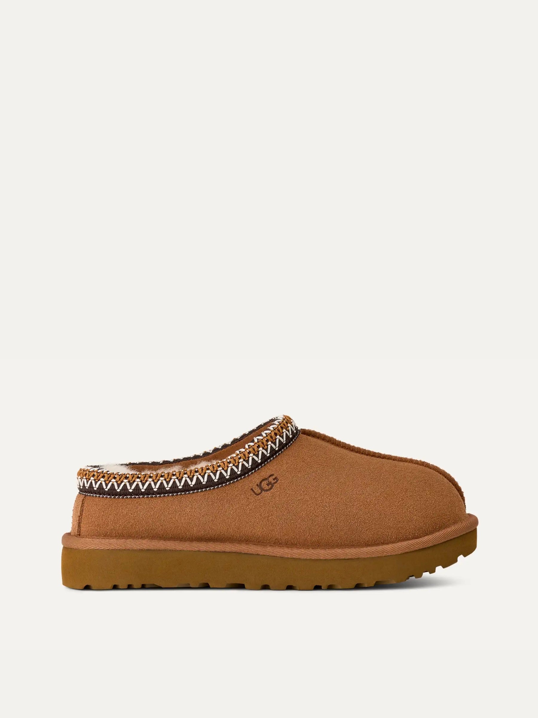 UGG UNISEX BLACK TASMAN SLIP- ON