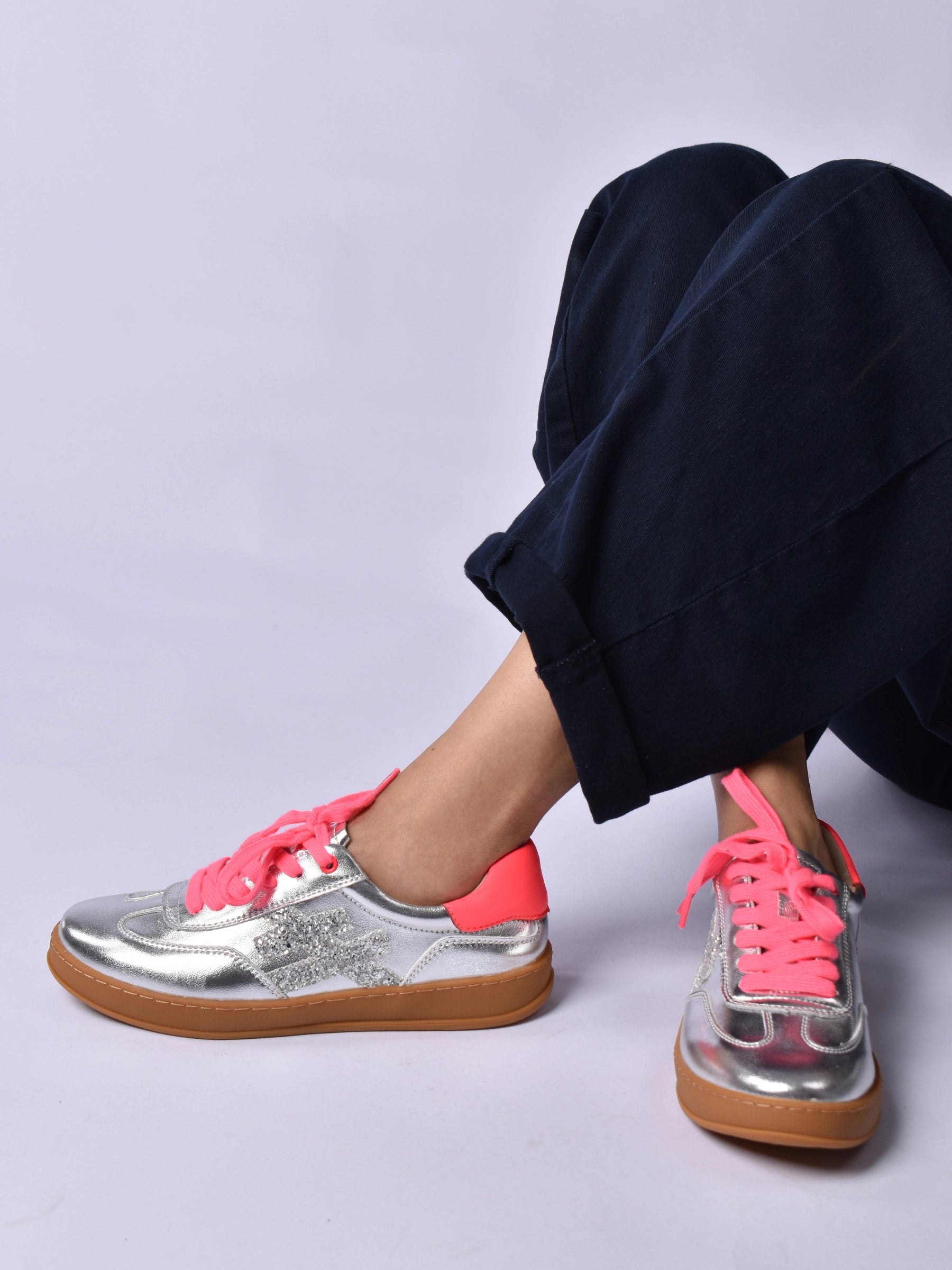 JULZ PINK LUMI SNEAKER
