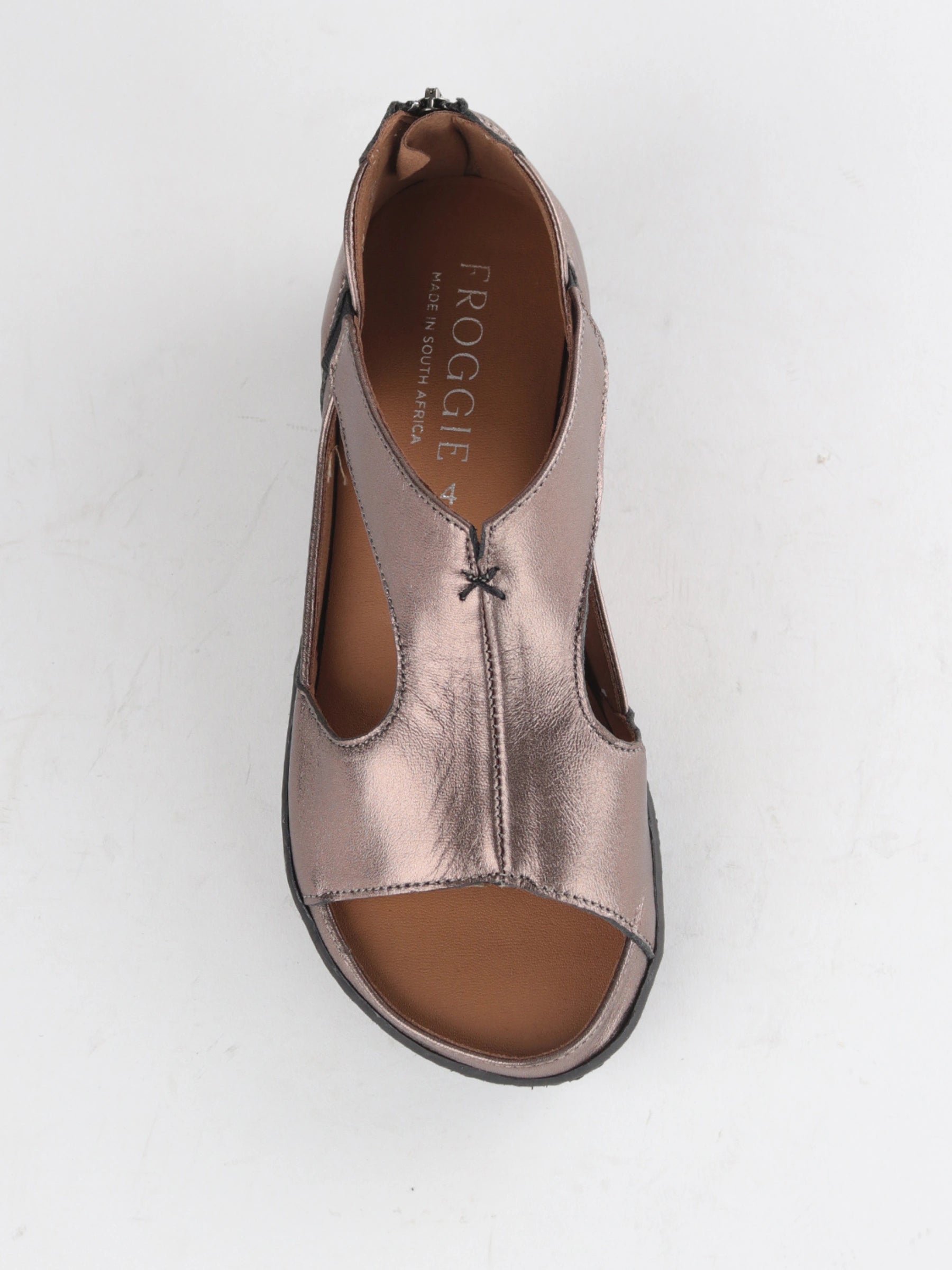 FROGGIE T-BAR ZIP UP SANDAL