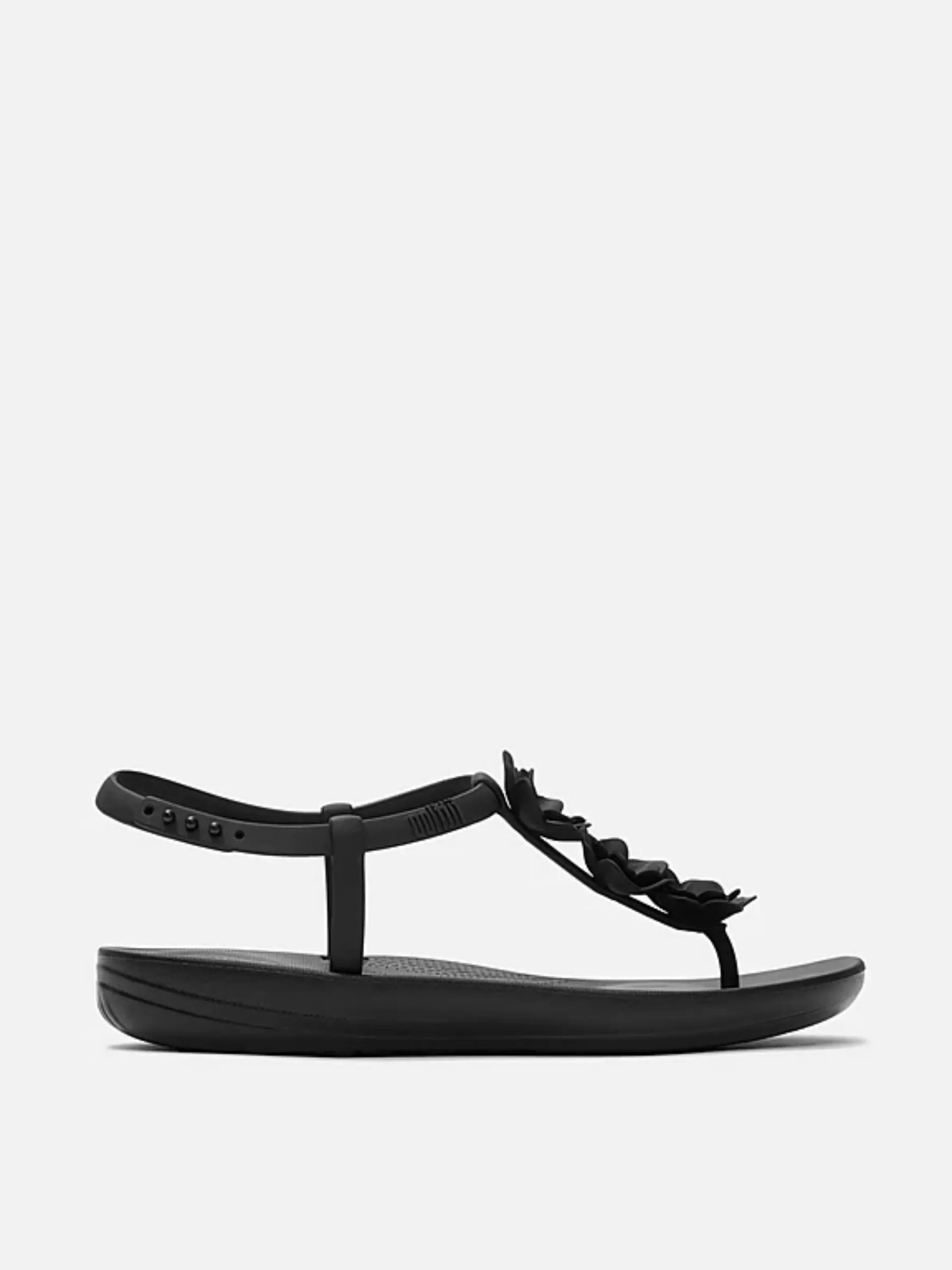 FIT FLOP IQUSHION SPLASH FLOWER T-BAR SANDAL