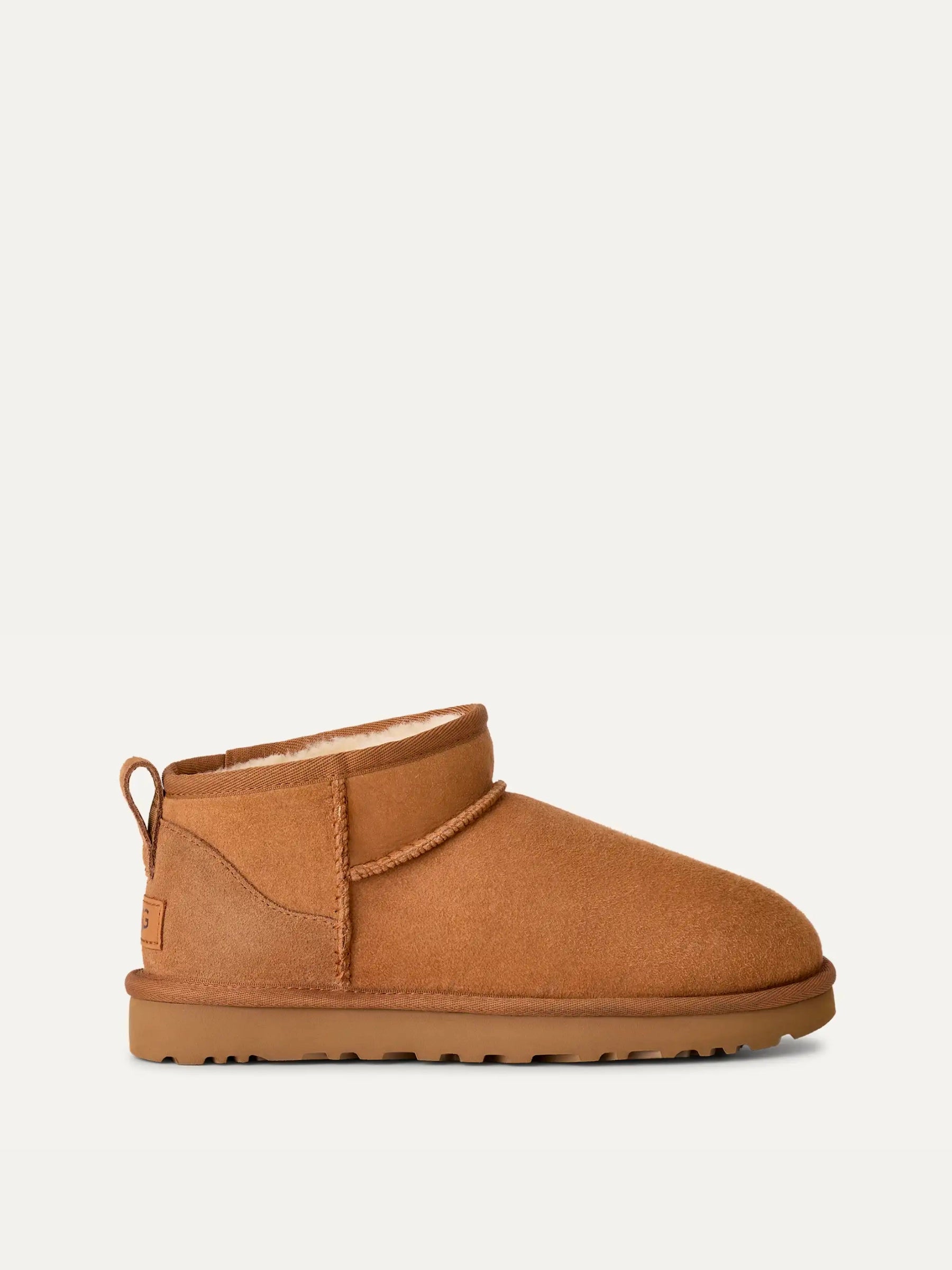 UGG CHESTNUT CLASSIC ULTRA MINI SUEDE BOOT
