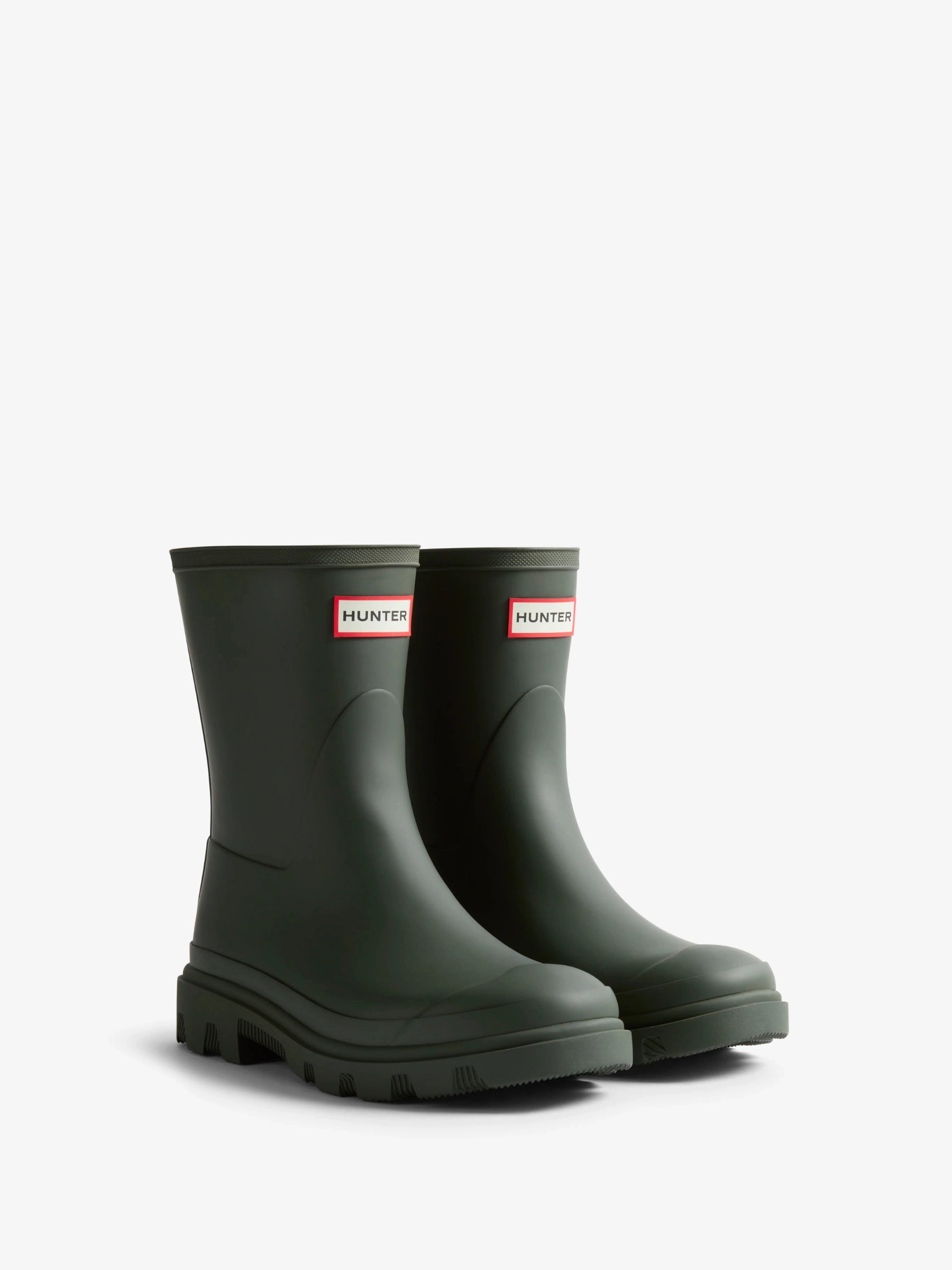 HUNTER BOOTS BLACK DOWNPOUR SHORT BOOTS